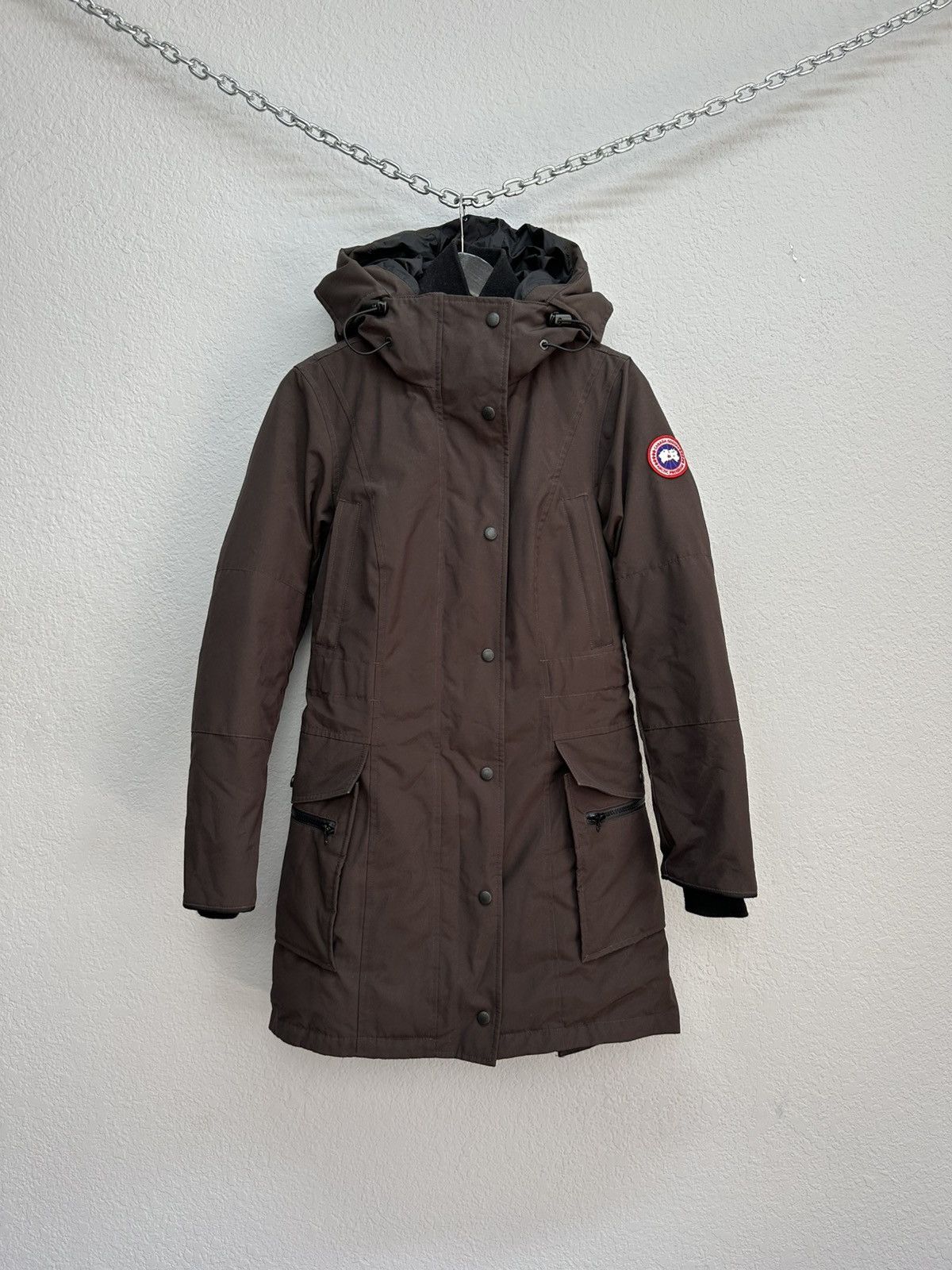 Canada Goose × Vintage Canada Goose Down Kinley Jacket Parka Brown Size XS / US 0-2 / IT 36-38 - 1 Thumbnail