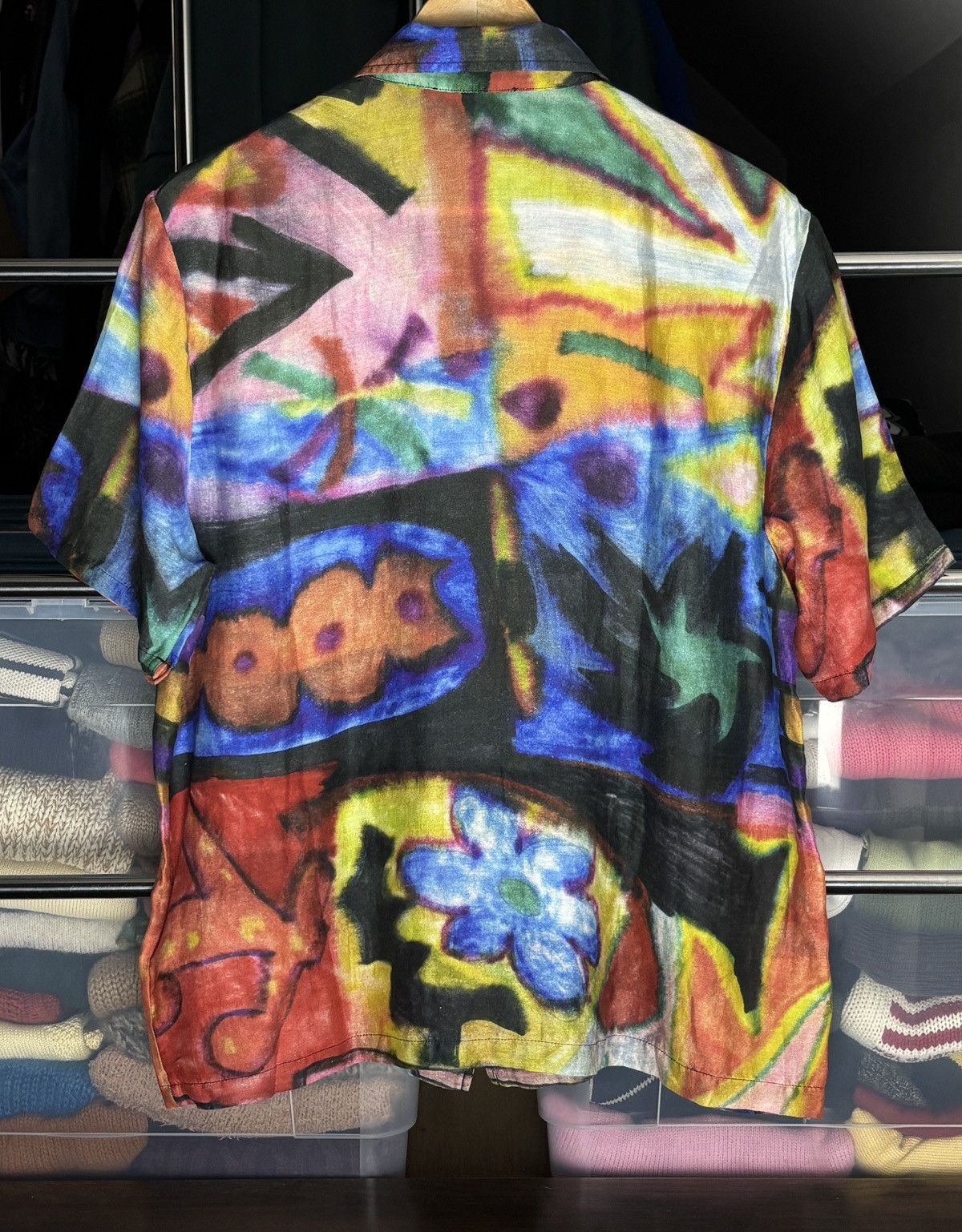Our Legacy Our Legacy Landscape Daylight Graffiti Art Acid Box Shirt Size US M / EU 48-50 / 2 - 4 Thumbnail