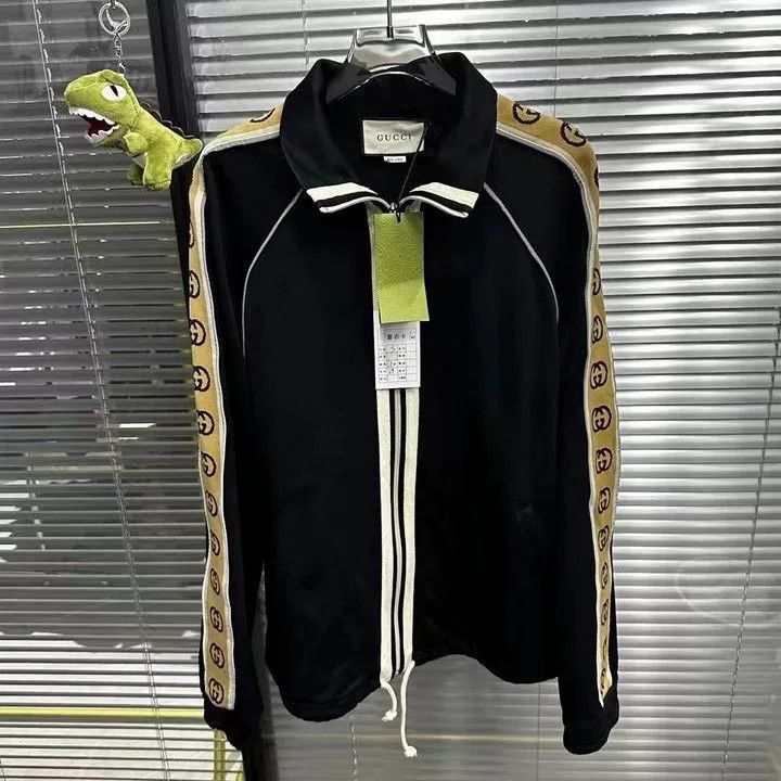 Gucci Gucci Logo Stripe Jacket Coat Size US S / EU 44-46 / 1 - 1 Thumbnail