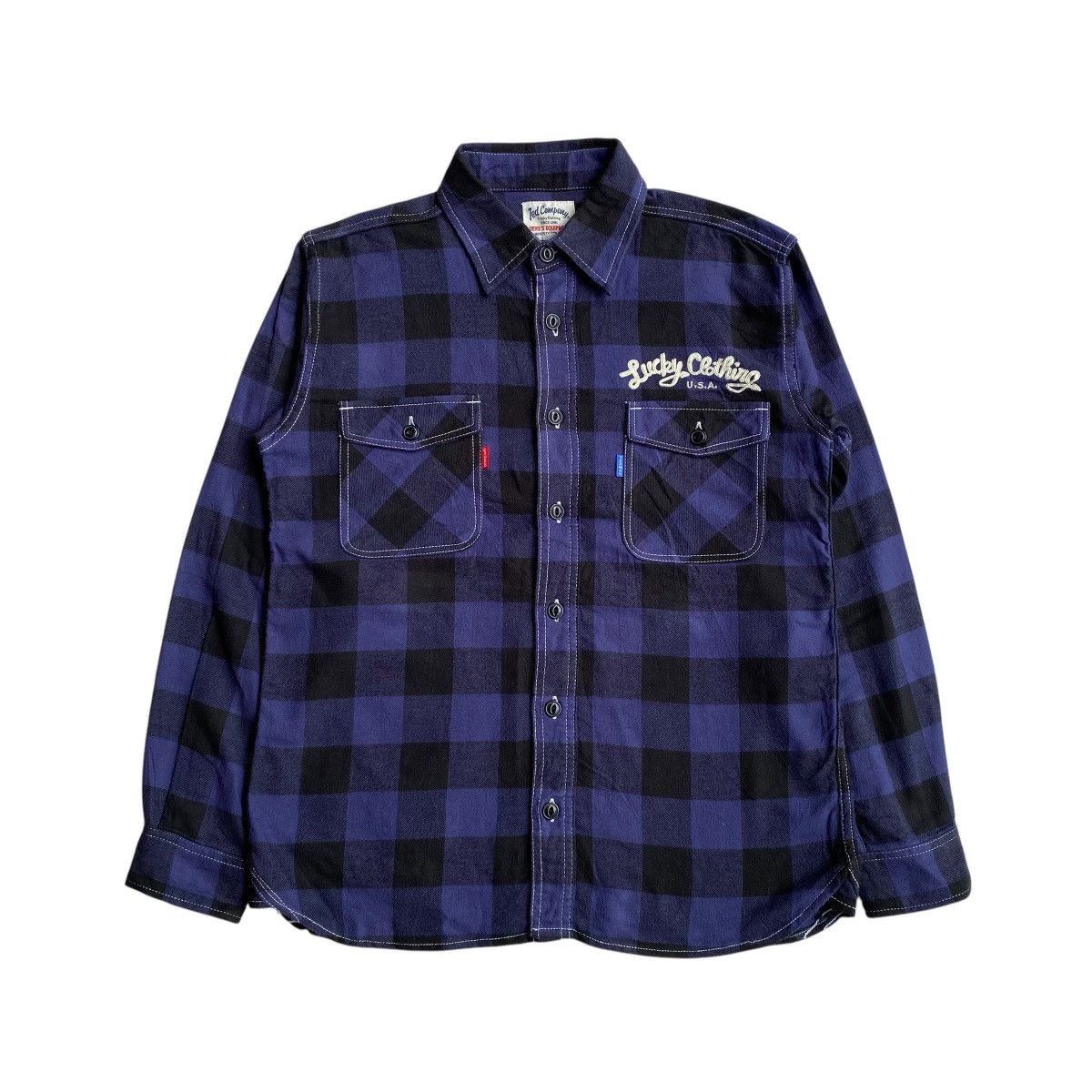 Tedman Ted Company Lucky Clothing Plaid Flannel Shirts Size US M / EU 48-50 / 2 - 1 Thumbnail