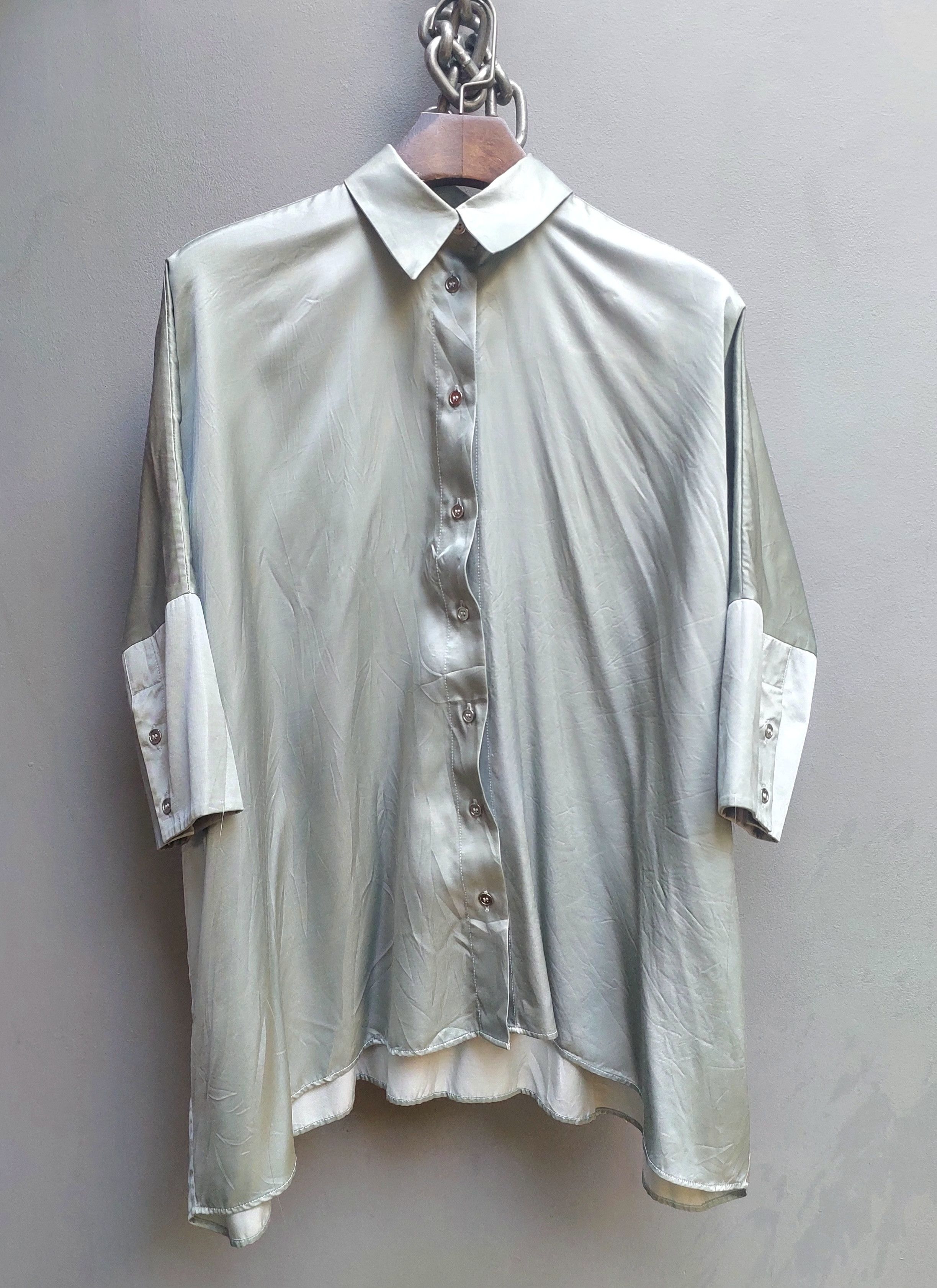 Martin Margiela Line 6 Oversized Silk Shirt
