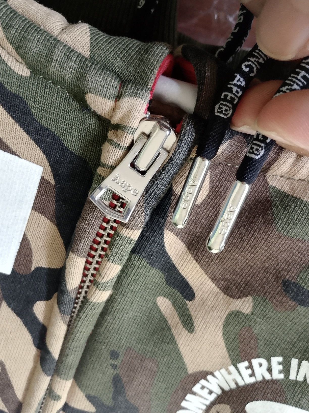 Aape AAPE half cammo zipper hoodie Size US M / EU 48-50 / 2 - 5 Thumbnail