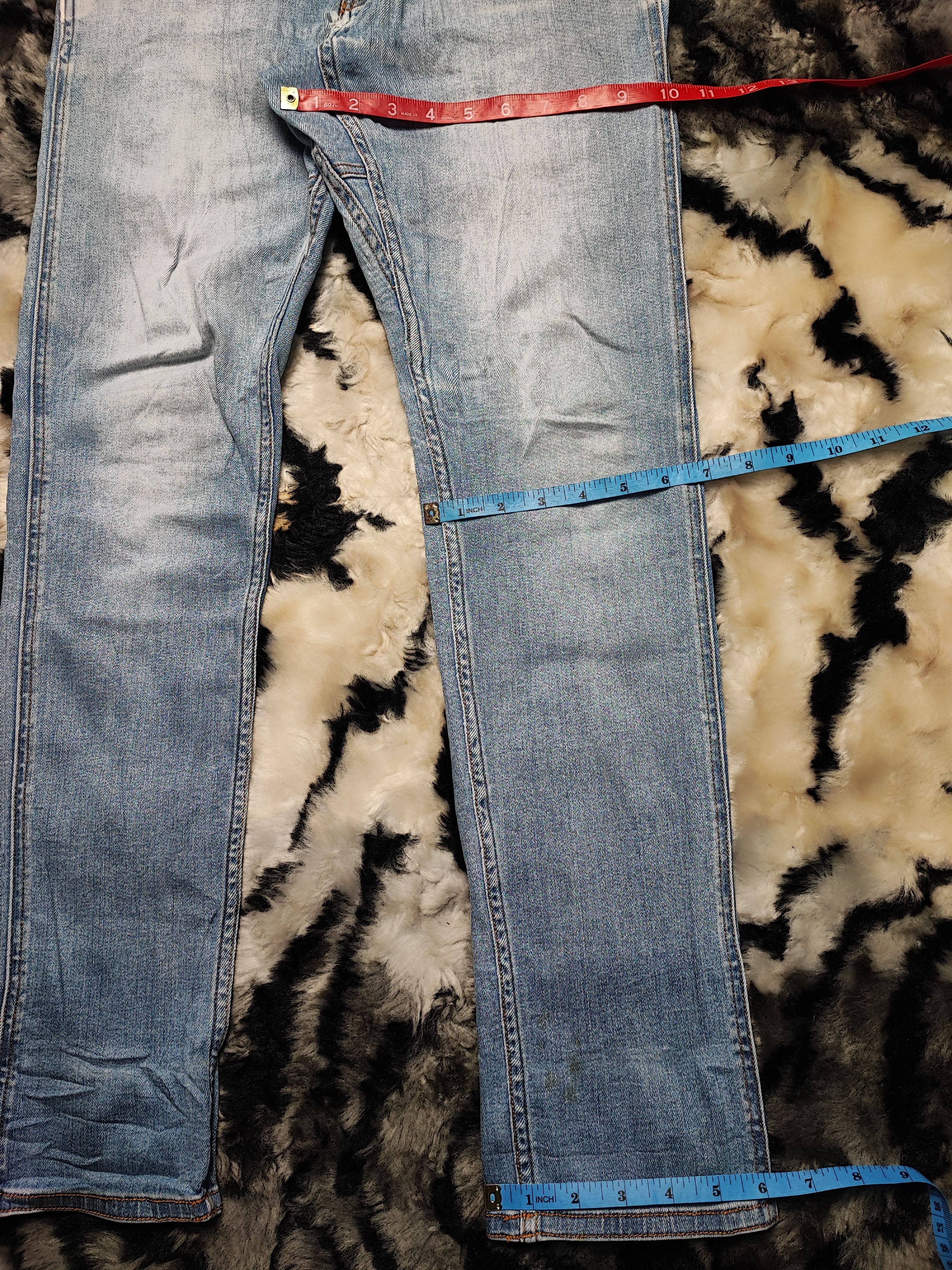 Gramicci Skinny Distressed Denim by Gramicci Size US 31 - 24 Thumbnail