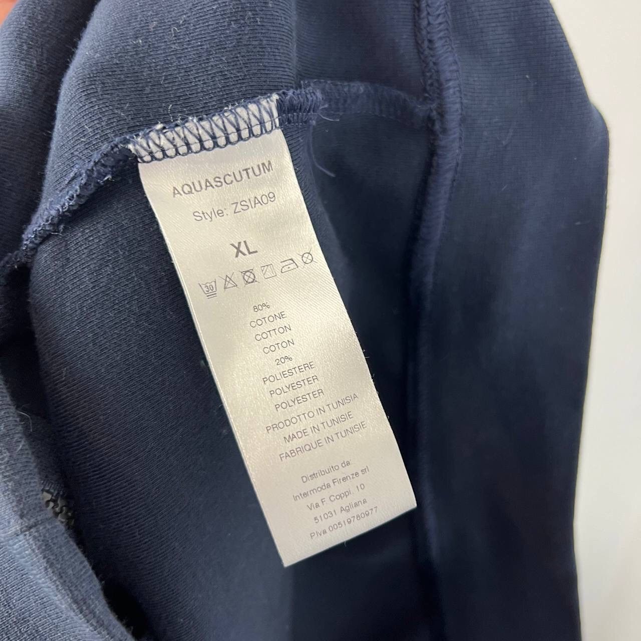 Aquascutum Aquascutum London Vintage Zip Hoodie Big Logo Casual Y2k Size US XL / EU 56 / 4 - 6 Thumbnail