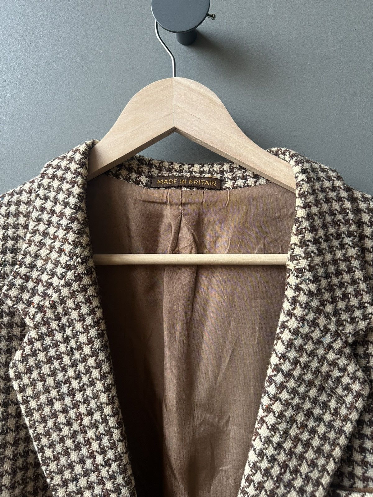 Harris Tweed Vintage Harris Tweed Wool Scotland Knit Blazer Size 54L - 3 Thumbnail