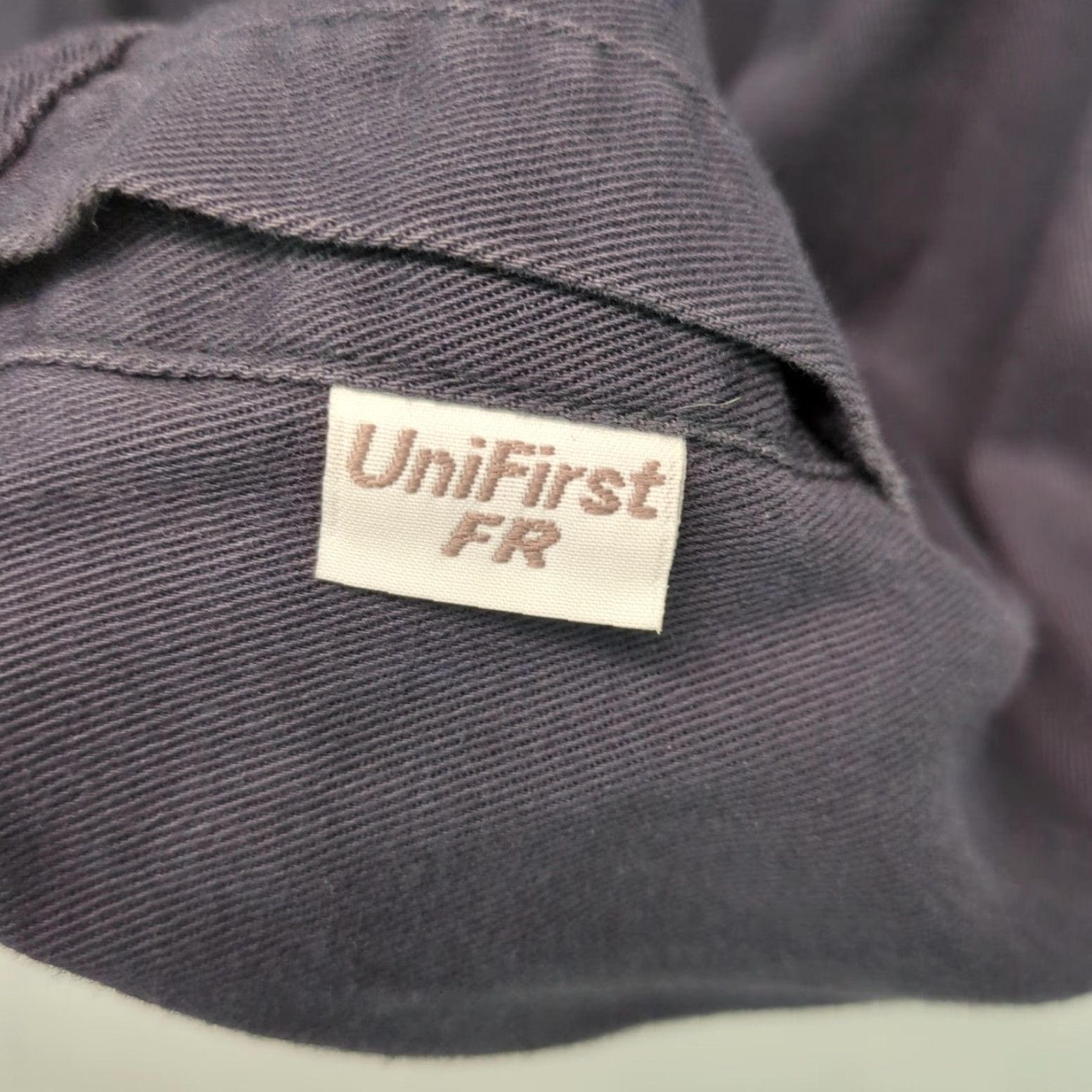 Vintage Armorex Flame Resistant Work Shirt Large Industrial FR Uniform Blue Navy Mens Commonwealth Cotton Blend FR Shirt Size US L / EU 52-54 / 3 - 7 Thumbnail
