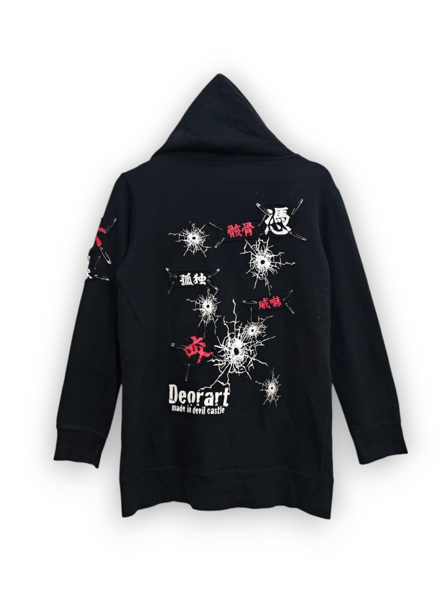 If Six Was Nine × Japanese Brand Deorart Made in Devil Castle Gothic Punk Japan Hoodie Size M / US 6-8 / IT 42-44 - 3 Thumbnail