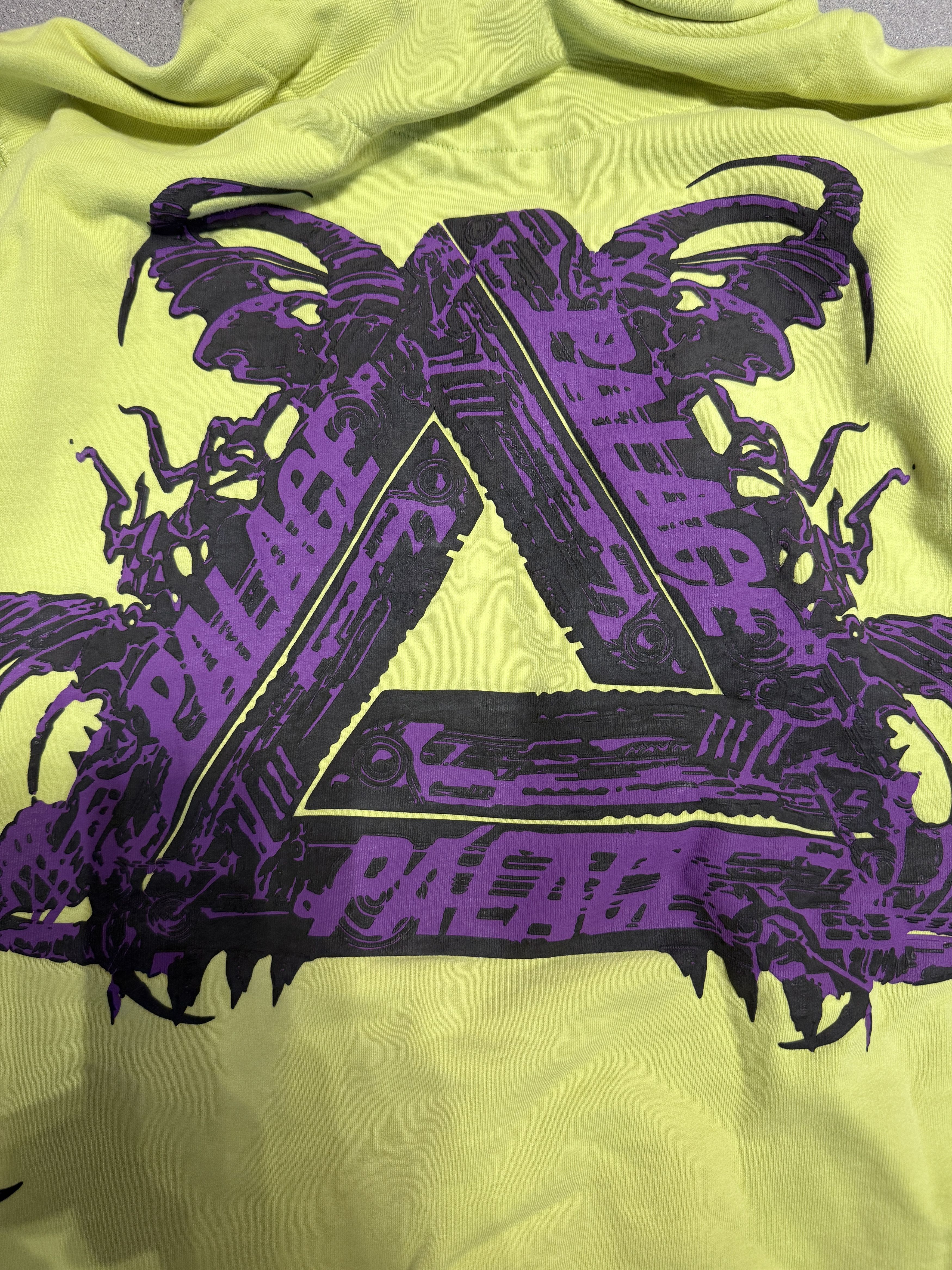 Other PALACE - Lime-green hoodie with cool purple graphic Size S / US 4 / IT 40 - 10 Thumbnail