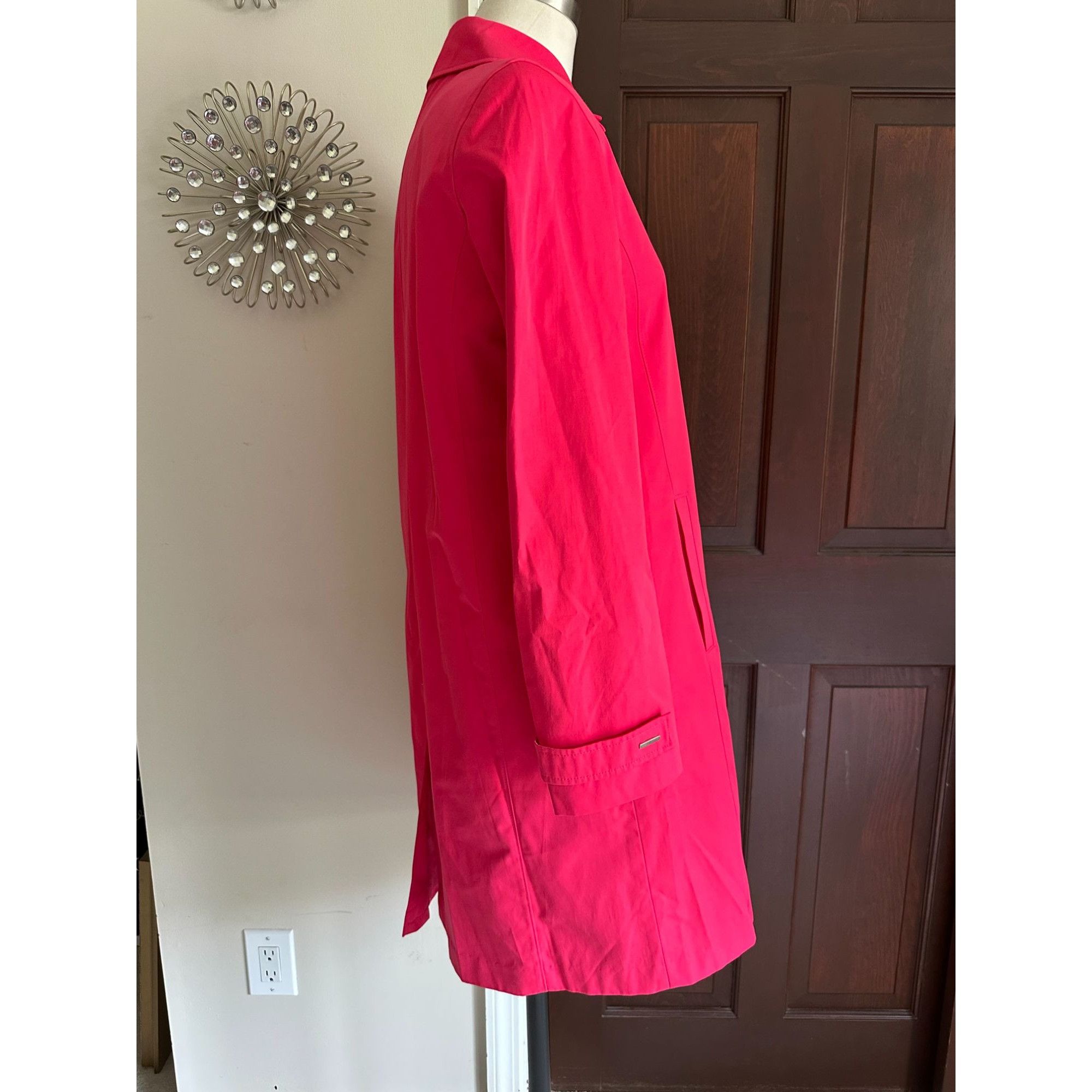 Jones New York Jones New York Trench Coat Coral Pink Silver Toggle Close Kn Size S / US 4 / IT 40 - 4 Thumbnail
