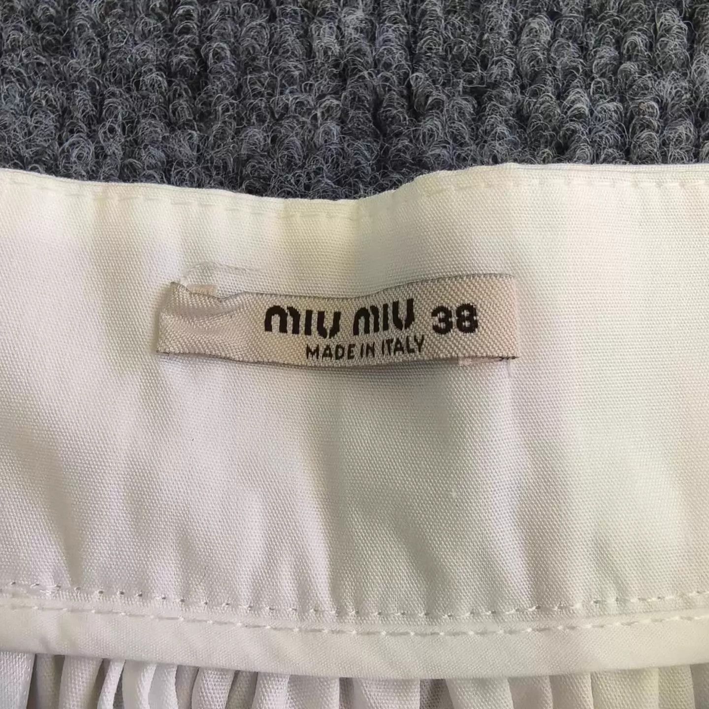 Miu Miu MIU MIU Skirt 38 Size 26" / US 2 / IT 38 - 3 Thumbnail