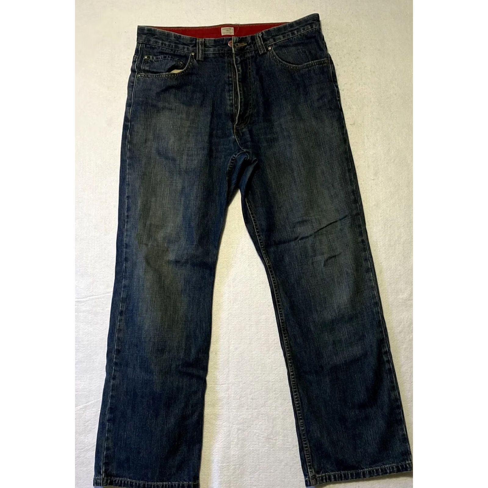 Dockers DOCKERS Jeans Men’s 34X32 Blue Athletic Slim Denim 5-Pocket Zipper fly Regular Stretch Boots? Size US 34 / EU 50 - 2 Thumbnail