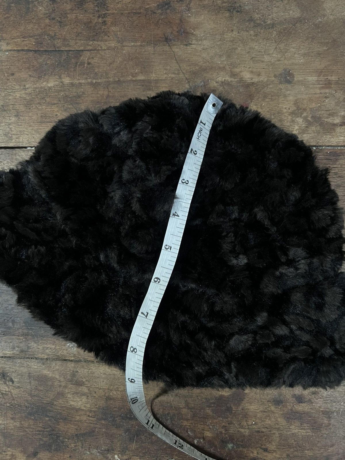Japanese Brand Fur Bucket Hat Leopard Pattern Size ONE SIZE - 10 Thumbnail