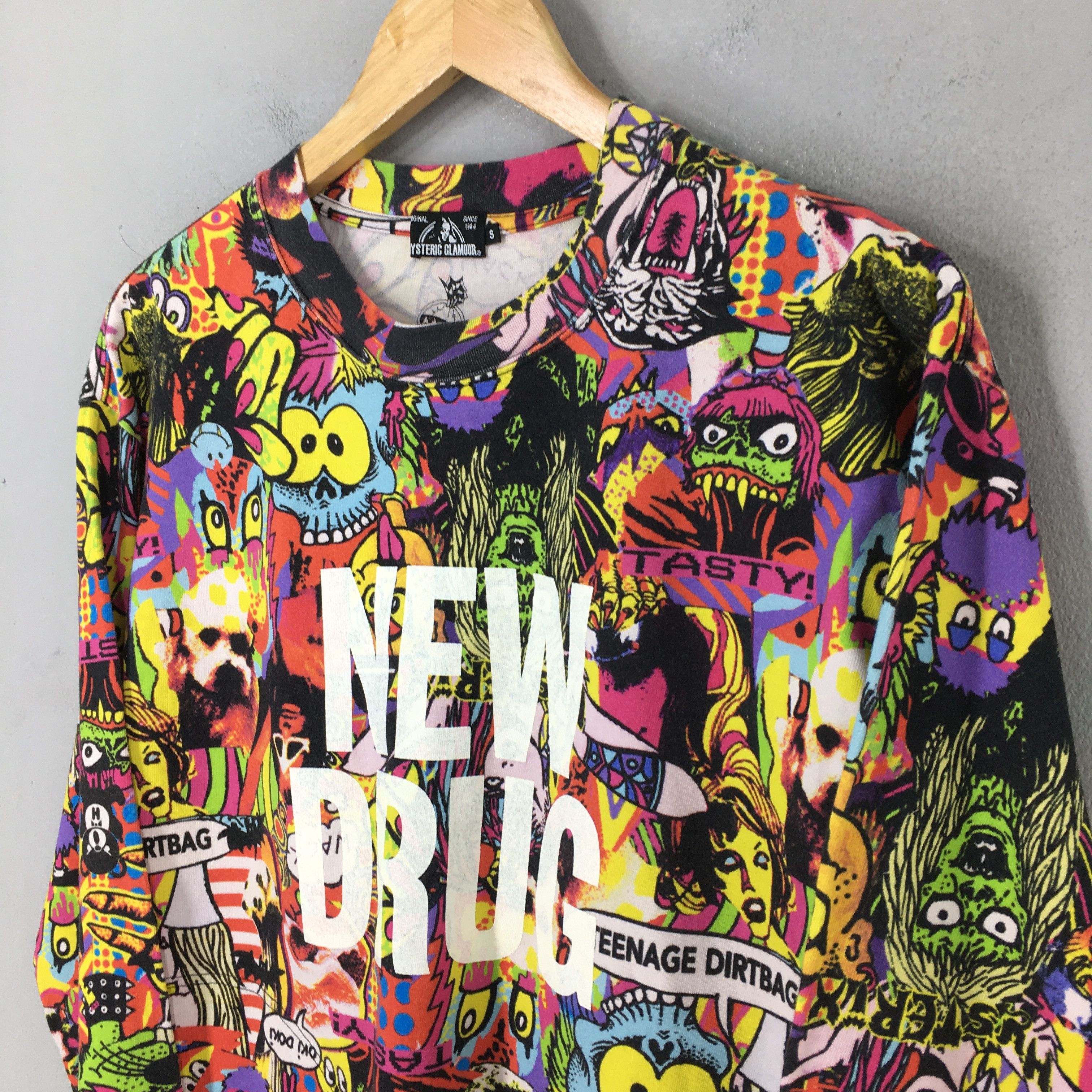 Hysteric Glamour Hysteric Glamour X Skullux 2018 New Drug Art Ovp Size US S / EU 44-46 / 1 - 4 Thumbnail