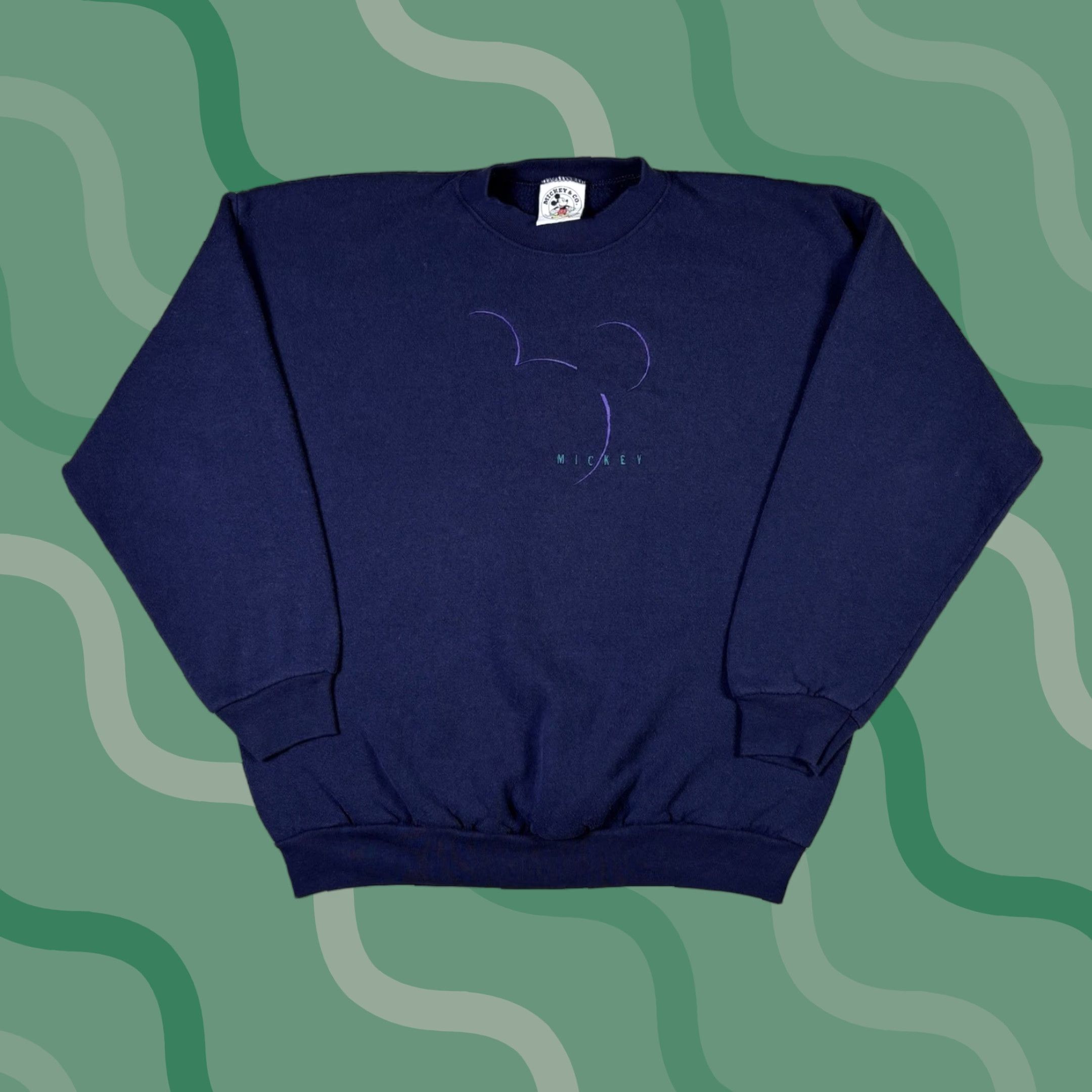 Mickey & Co. VINTAGE Mickey & Co Sweatshirt Embroidered Mickey Mouse size L 90s USA Size US L / EU 52-54 / 3 - 1 Thumbnail