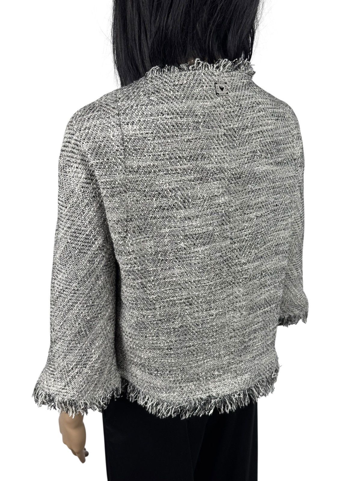TWINSET TwinSet Cotton Twill Jacket 3/4 Sleeve Fringed size S Size S / US 4 / IT 40 - 6 Thumbnail