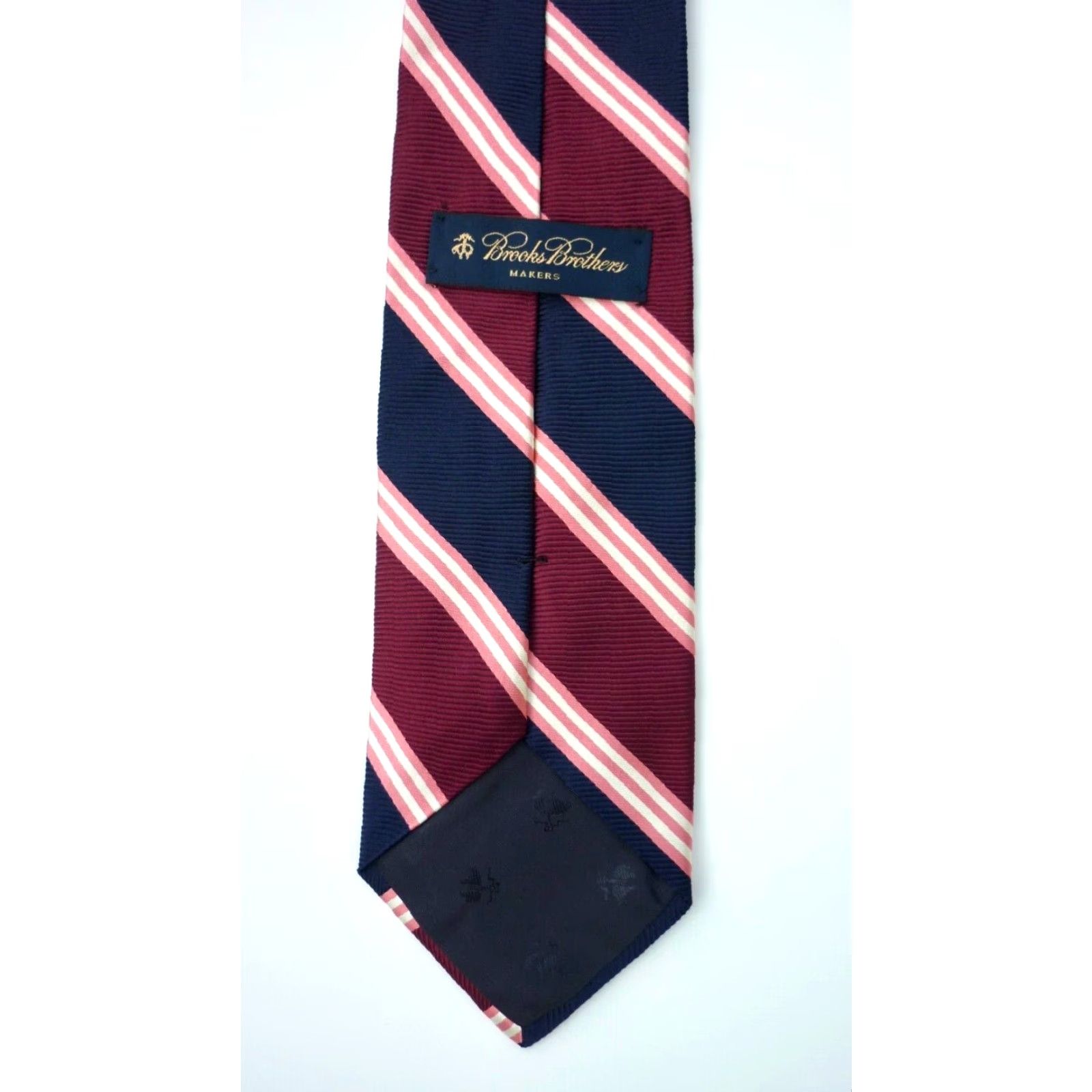 Brooks Brothers Brooks Brothers Makers Silk Tie Woven in England Made in USA Multicolor Stripes 60" 3.75" Silk Men Tie Size ONE SIZE - 5 Thumbnail