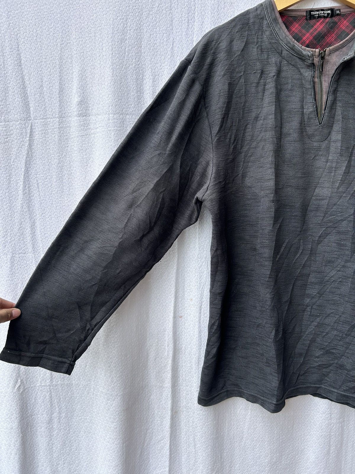 If Six Was Nine × Japanese Brand × Le Grande Bleu (L.G.B.) 💸BINDINGOFFER💸Double layer thruxton style halfzip longsleeve Size US XL / EU 56 / 4 - 3 Thumbnail