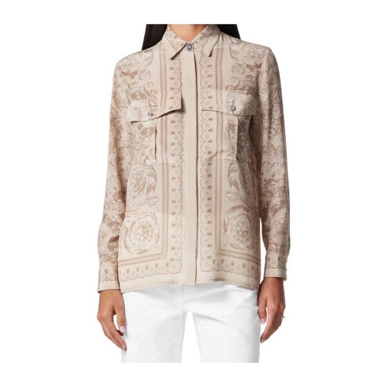 Versace Versace Mulberry silk shirt Size XL / US 12-14 / IT 48-50 - 6 Thumbnail