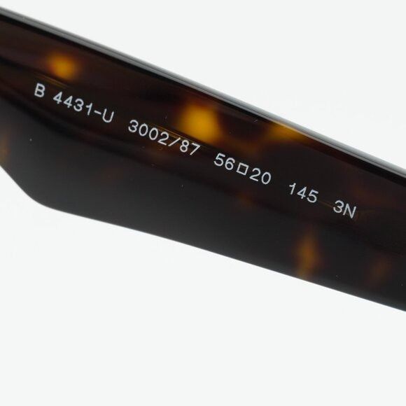 Burberry Burberry BE4431U 300287 Sunglasses Havana Square Frame Size ONE SIZE - 4 Thumbnail