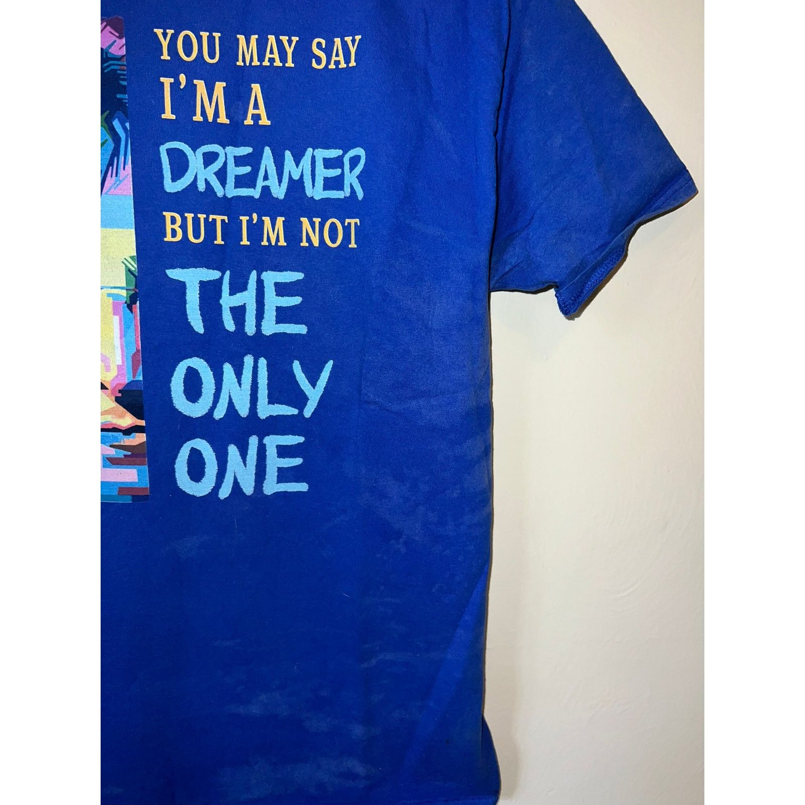 Hanes John Lennon Shirt Imagine The Bealtes Dreamer Music Tee M Size US M / EU 48-50 / 2 - 6 Thumbnail