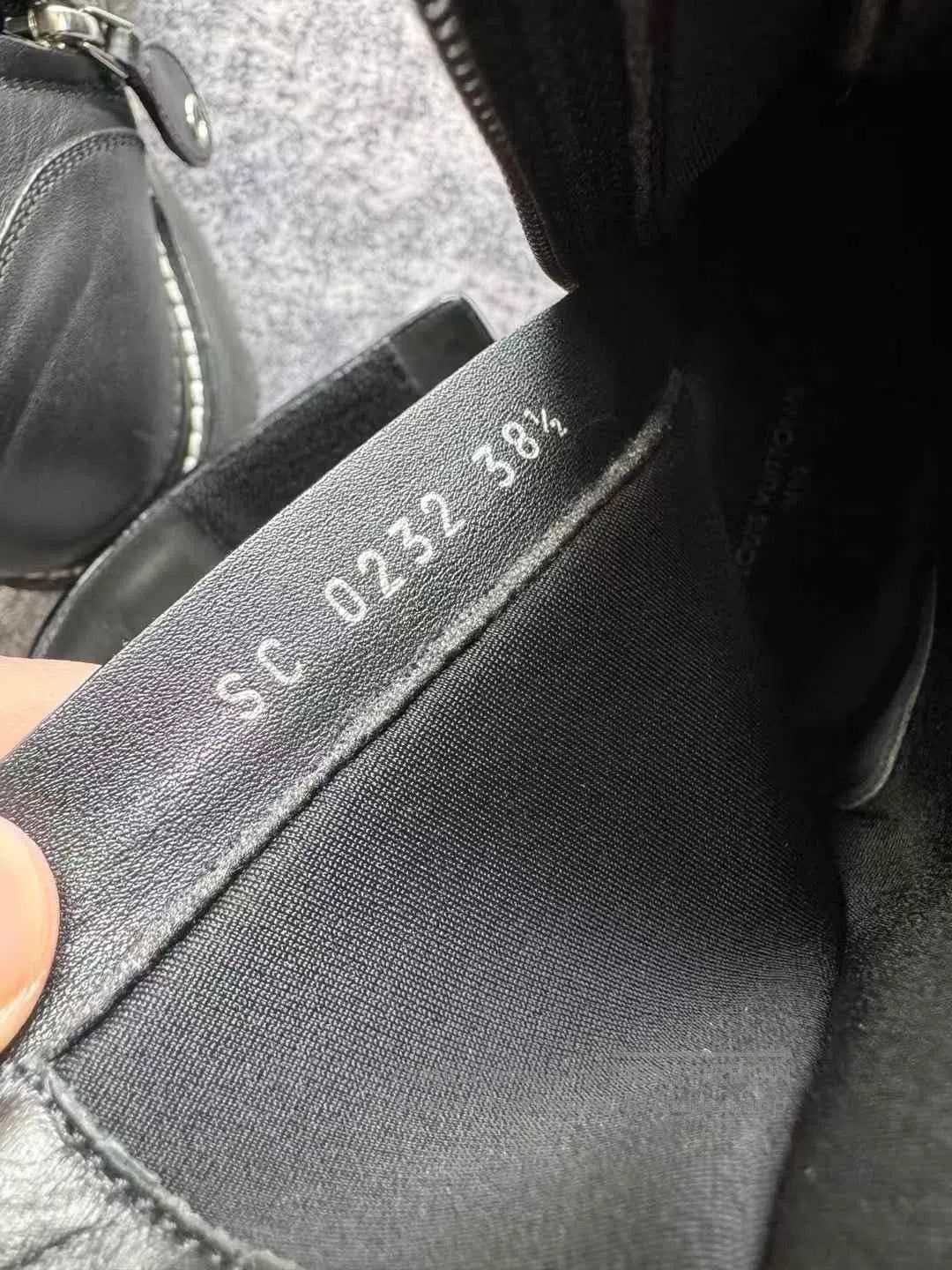 Louis Vuitton Louis Vuitton Black Silver Logo Martin Boots. Size US 7.5 / IT 37.5 - 5 Thumbnail