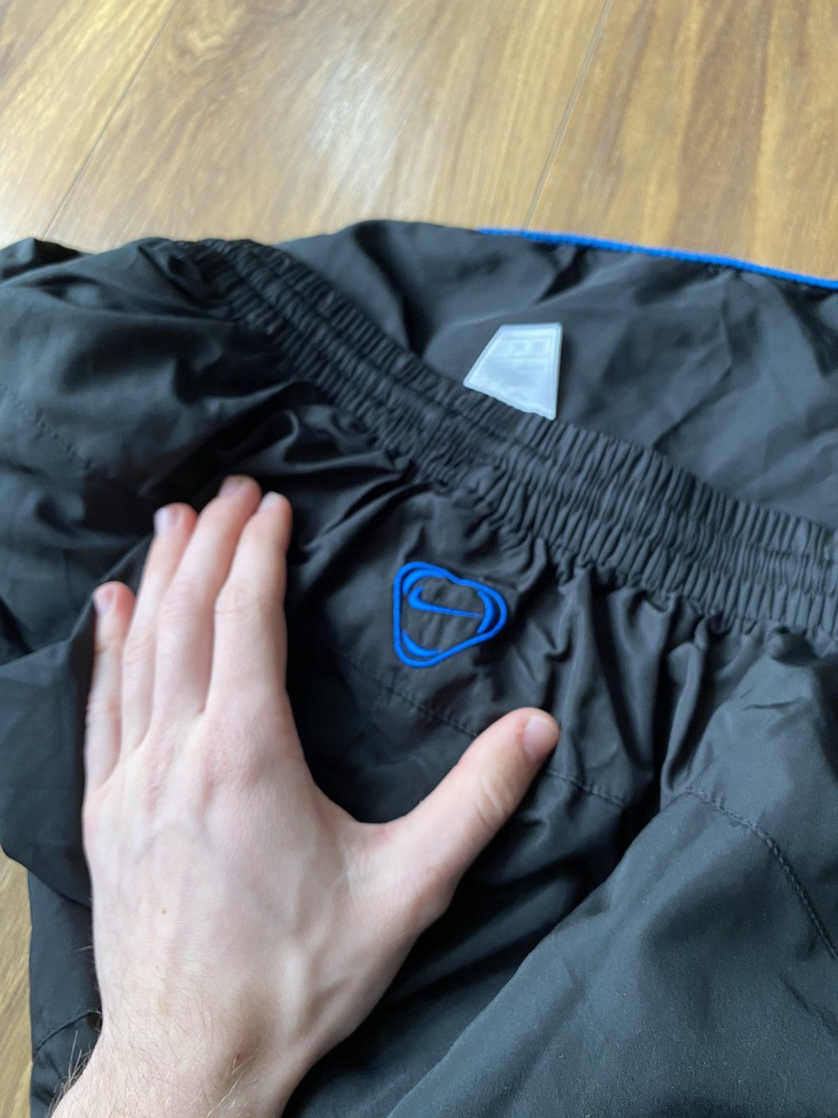 Nike × Vintage Nike Inter Nylon Vintage Baggy Pants ,Drill,Y2K,BlockCore Size US 36 / EU 52 - 6 Thumbnail