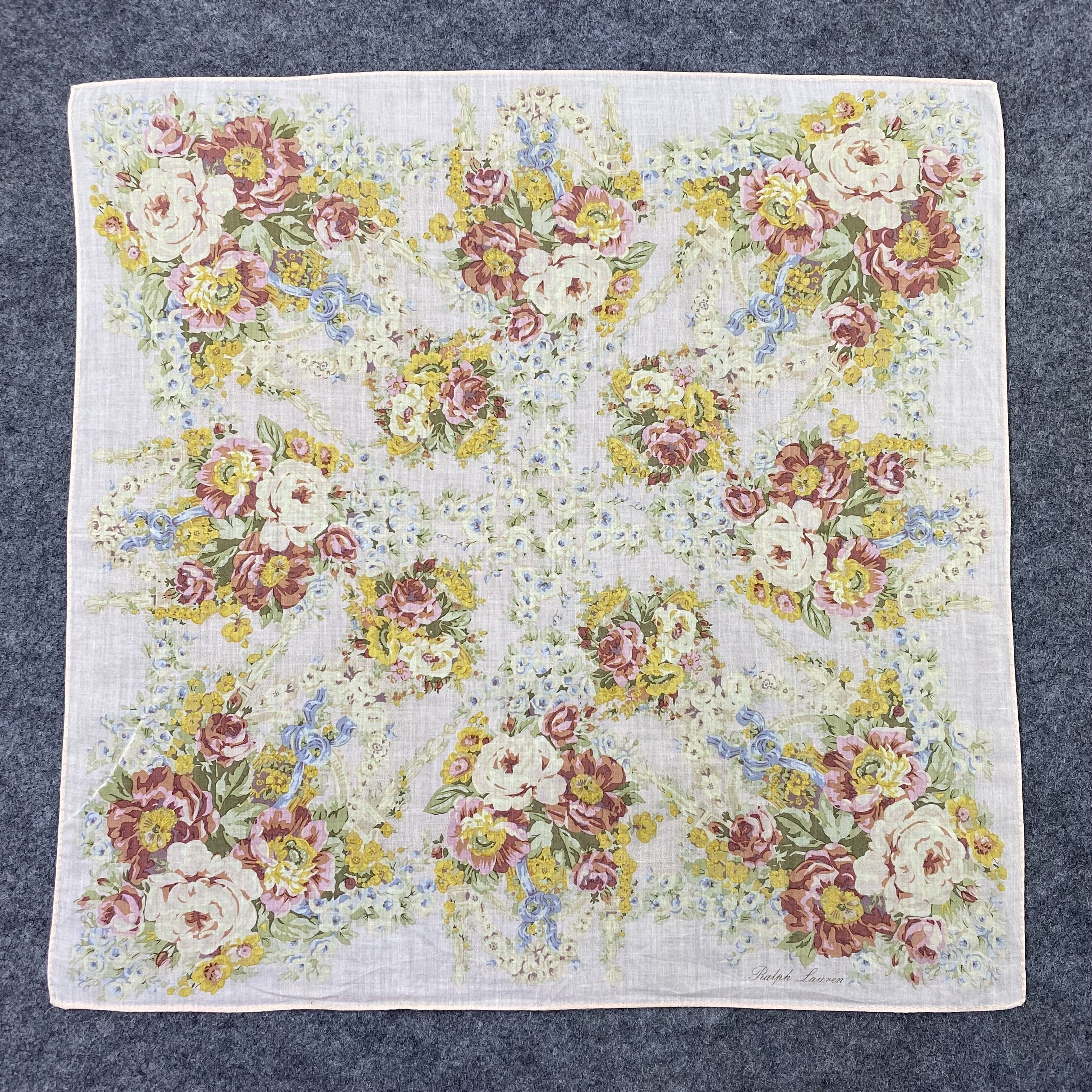Ralph Lauren Ralph Lauren Handkerchief Neckerchief Bandana-B1757 Size ONE SIZE - 3 Thumbnail