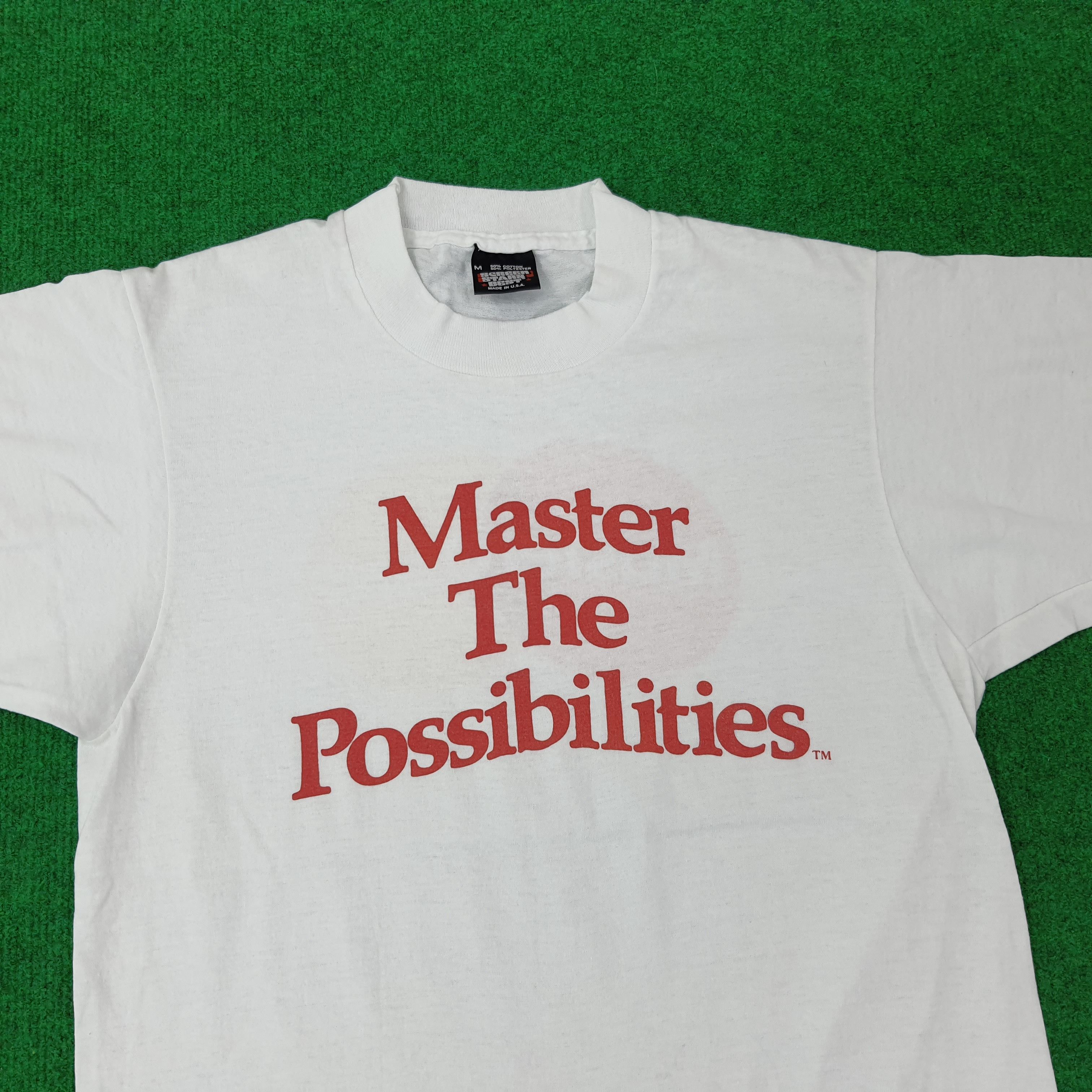 Vintage Vintage Master Card Master the Possibilities Tshirt C249N76 Size US S / EU 44-46 / 1 - 4 Thumbnail