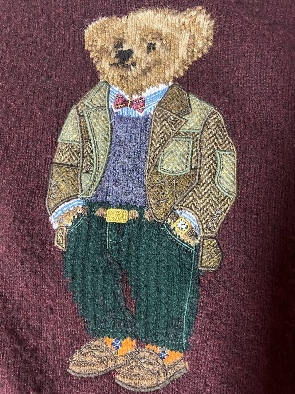 Polo Ralph Lauren Wool-cashmere sweater with Polo Bear Size US L / EU 52-54 / 3 - 2 Thumbnail