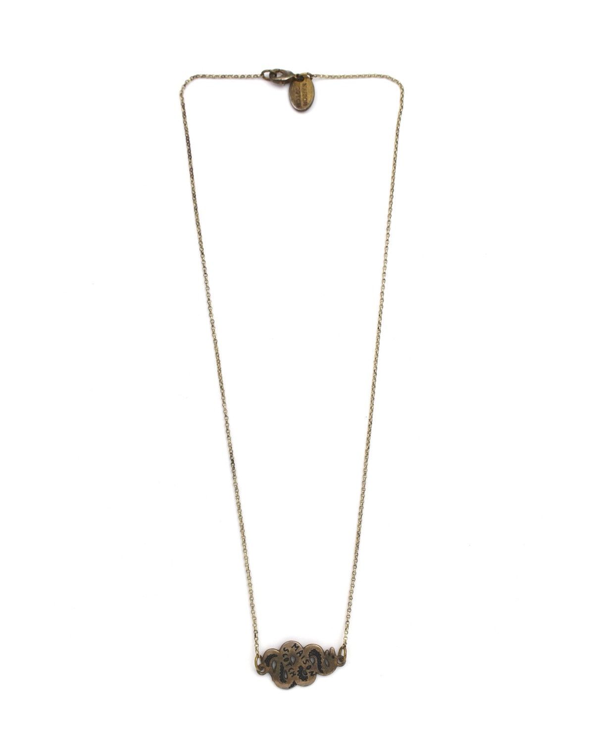 Hysteric Glamour 2000S MAISON SCOTCH ENGRAVED SNAKE MOTIF CHAIN NECKLACE Size ONE SIZE - 2 Thumbnail