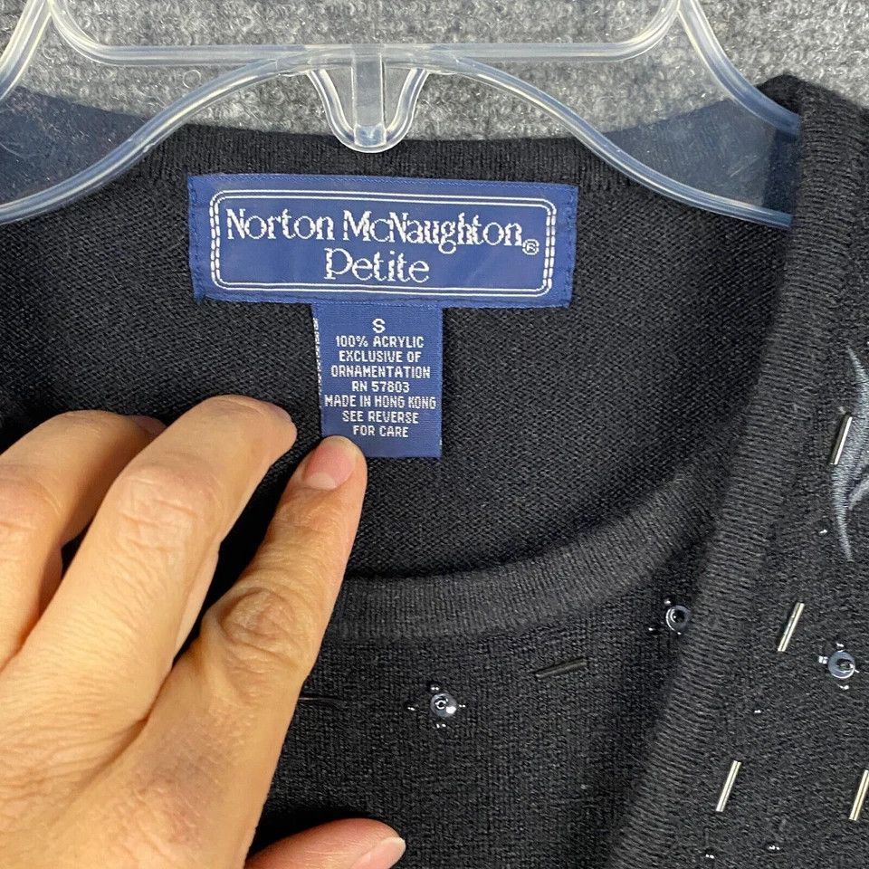 Other Norton Mcnaughton Cardigan Women's Petite Small Acrylic PS Size S / US 4 / IT 40 - 4 Thumbnail