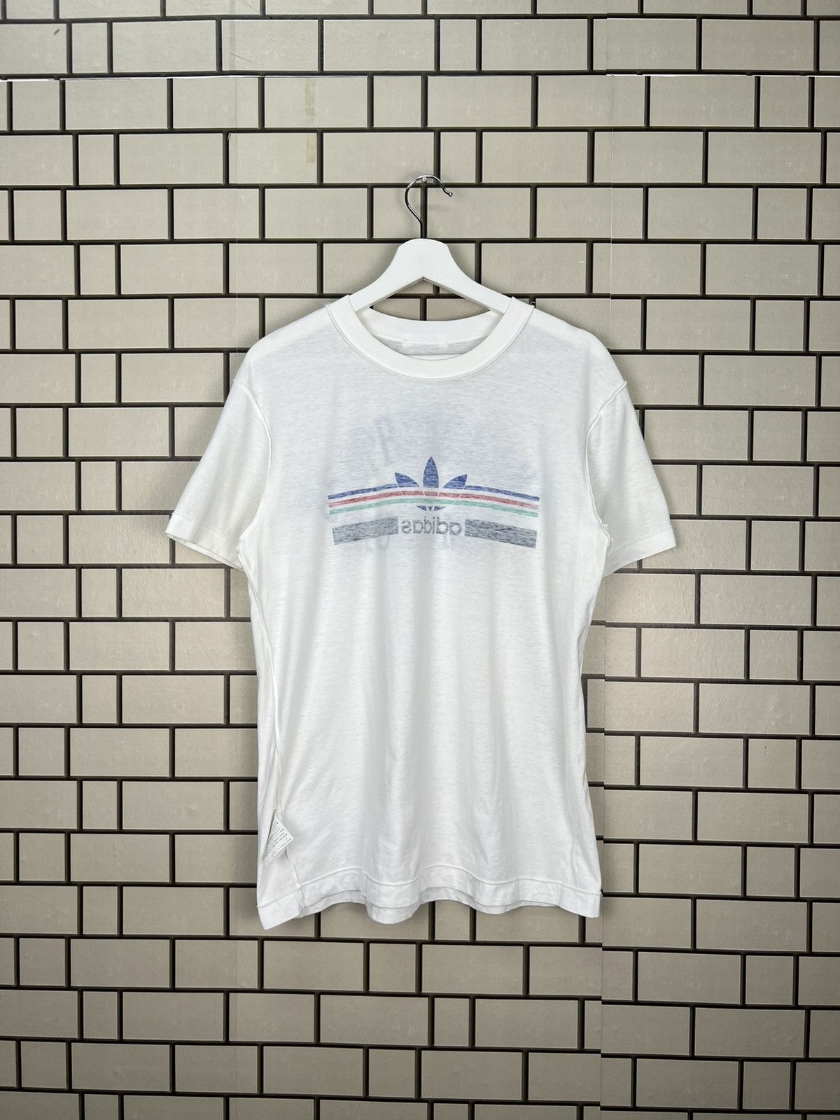 Adidas × Vintage Vintage 80’ Adidas Spring Camp Kurume Tee Size US M / EU 48-50 / 2 - 8 Thumbnail