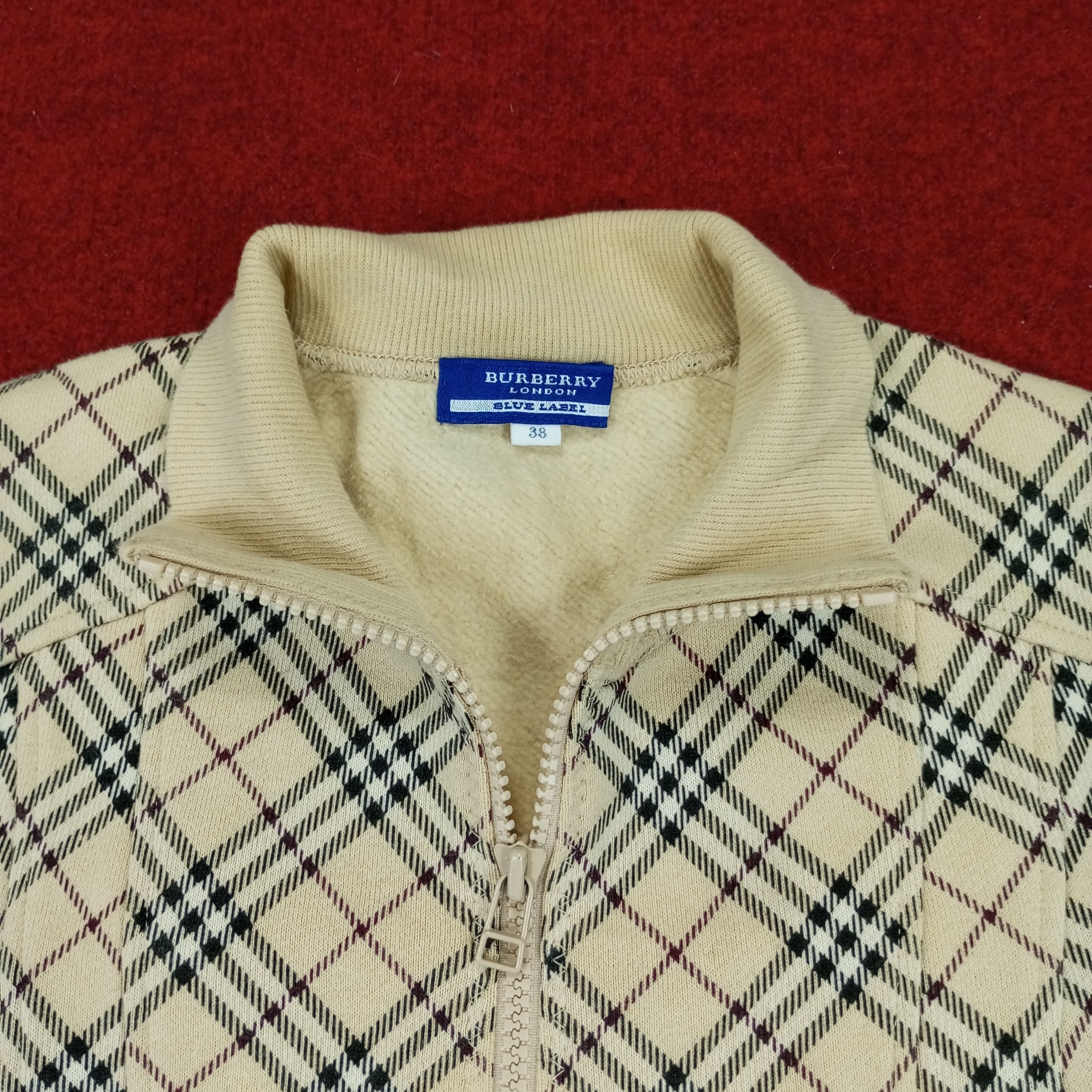 Burberry × Vintage Burberry London Blue Label Fashion Style Sweater Nova Check Size XS / US 0-2 / IT 36-38 - 5 Thumbnail