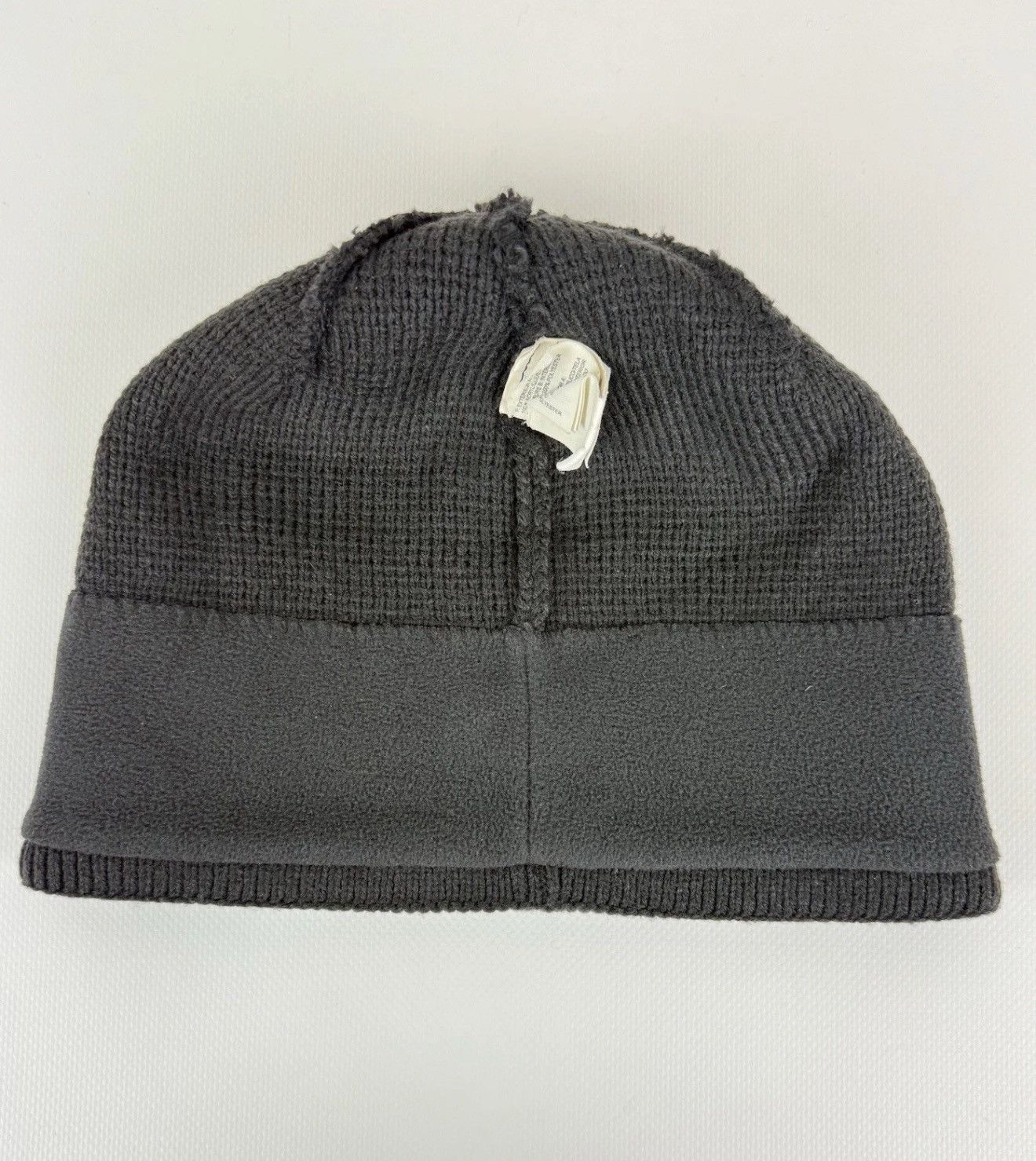 The North Face The North Face Black Knit Beanie Hat Logo One Size Fleece Size ONE SIZE - 5 Thumbnail