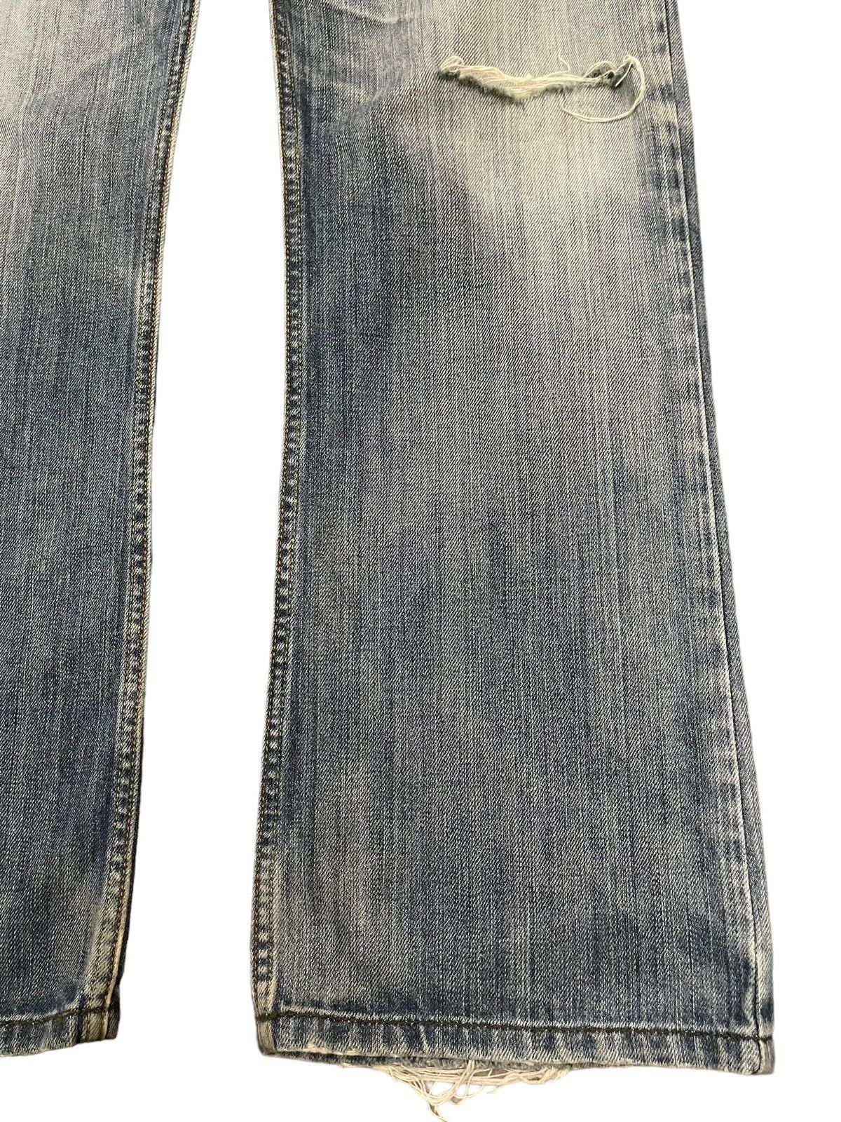 Quiksilver Vintage Quiksilver Blue Wash Distress Style Baggy Jeans Size US 31 - 6 Thumbnail