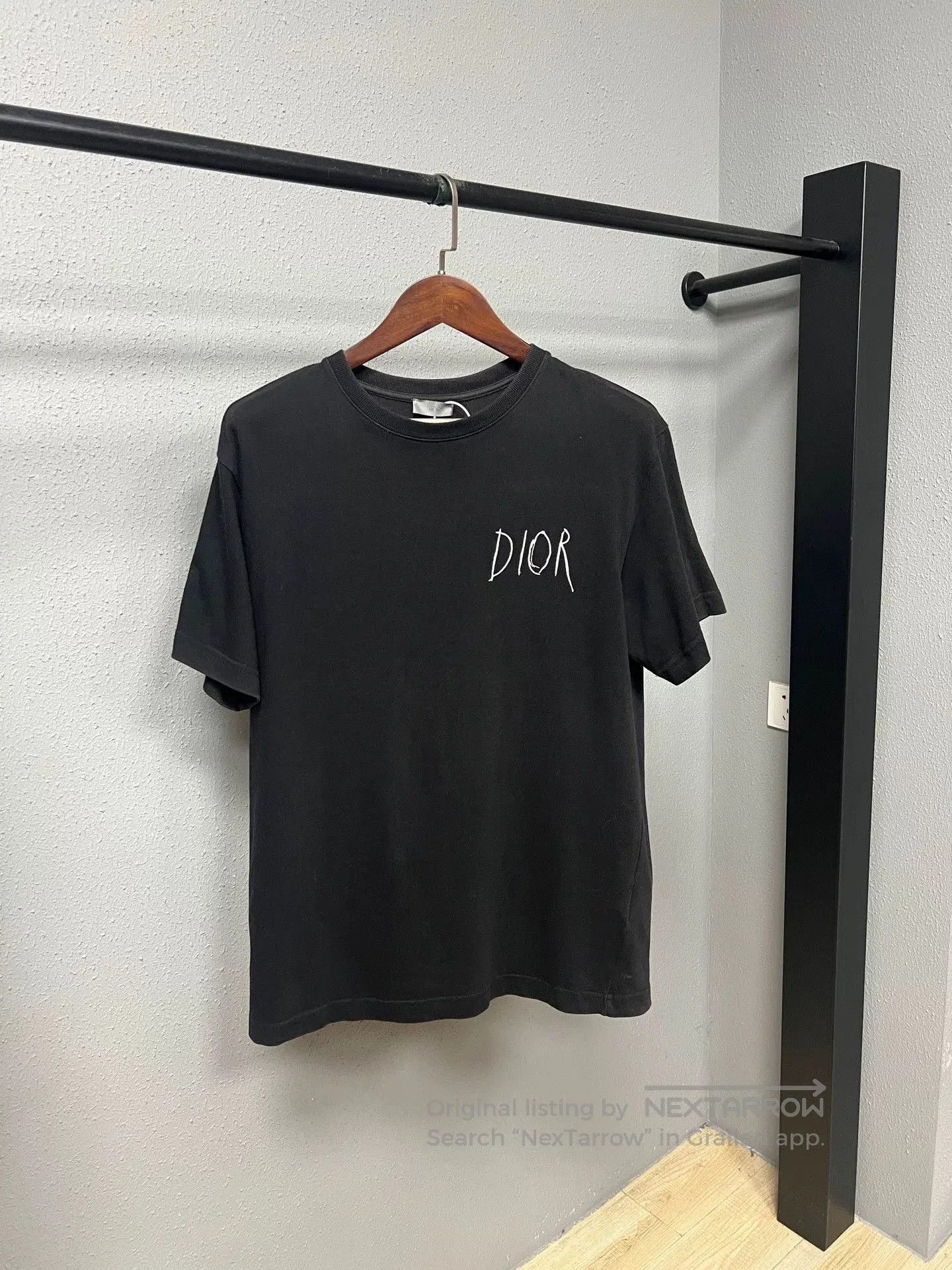 Dior black dior logo short sleeve t-shirt. Size US M / EU 48-50 / 2 - 1 Thumbnail