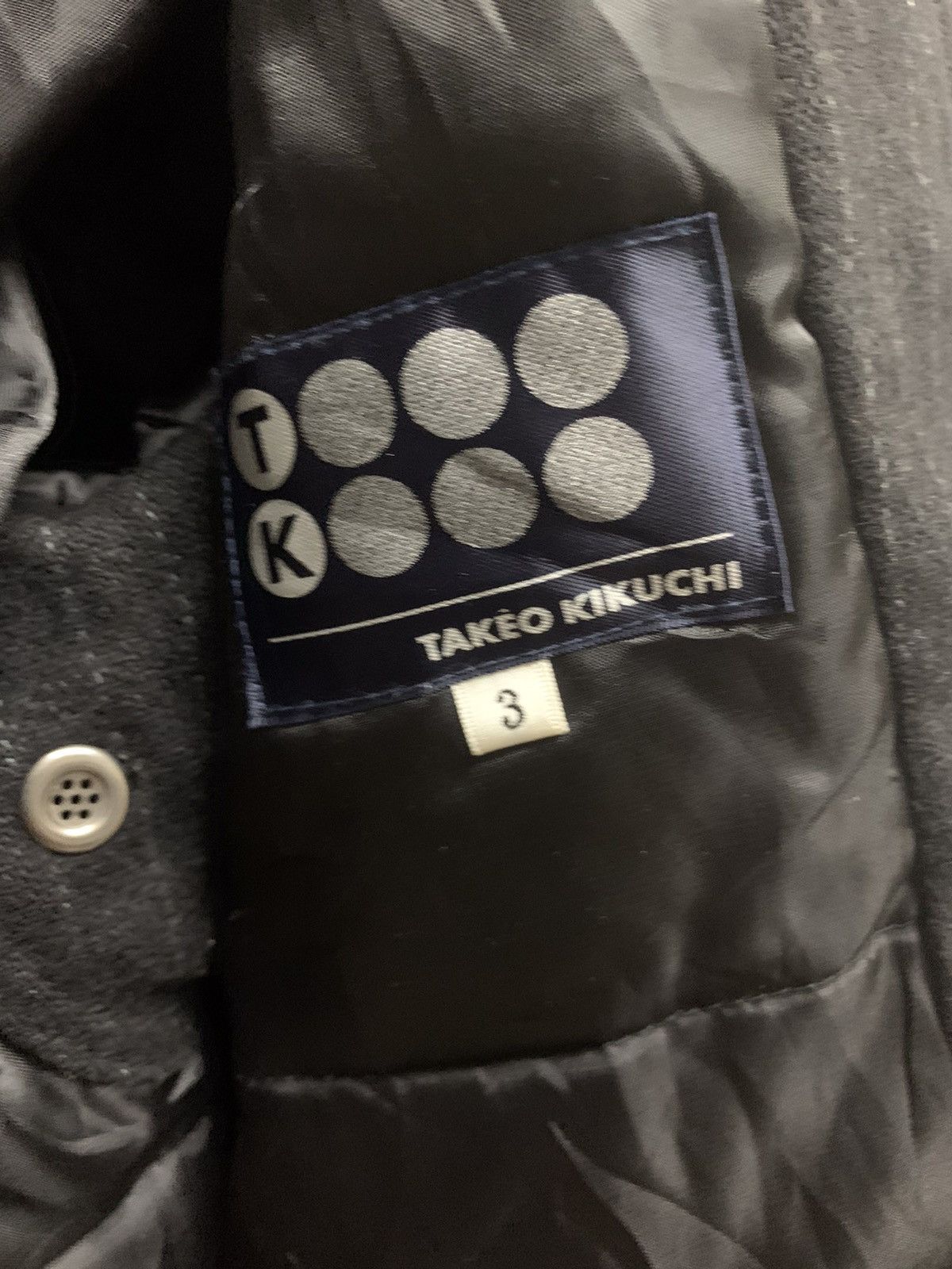 Designer × Takeo Kikuchi × Vintage TAKEO KIKUCHI Bomber Hoodie Jacket Zipper Size US L / EU 52-54 / 3 - 9 Thumbnail