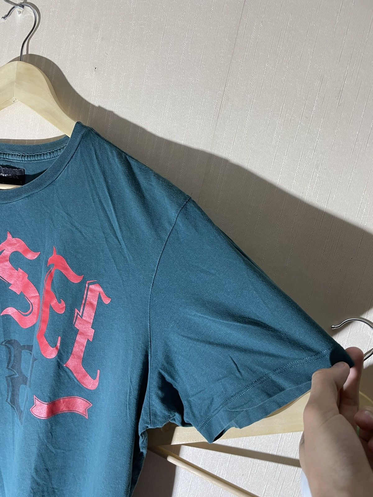Diesel × Vintage Diesel vintage streetwear T shirt 90s Size US XL / EU 56 / 4 - 4 Thumbnail
