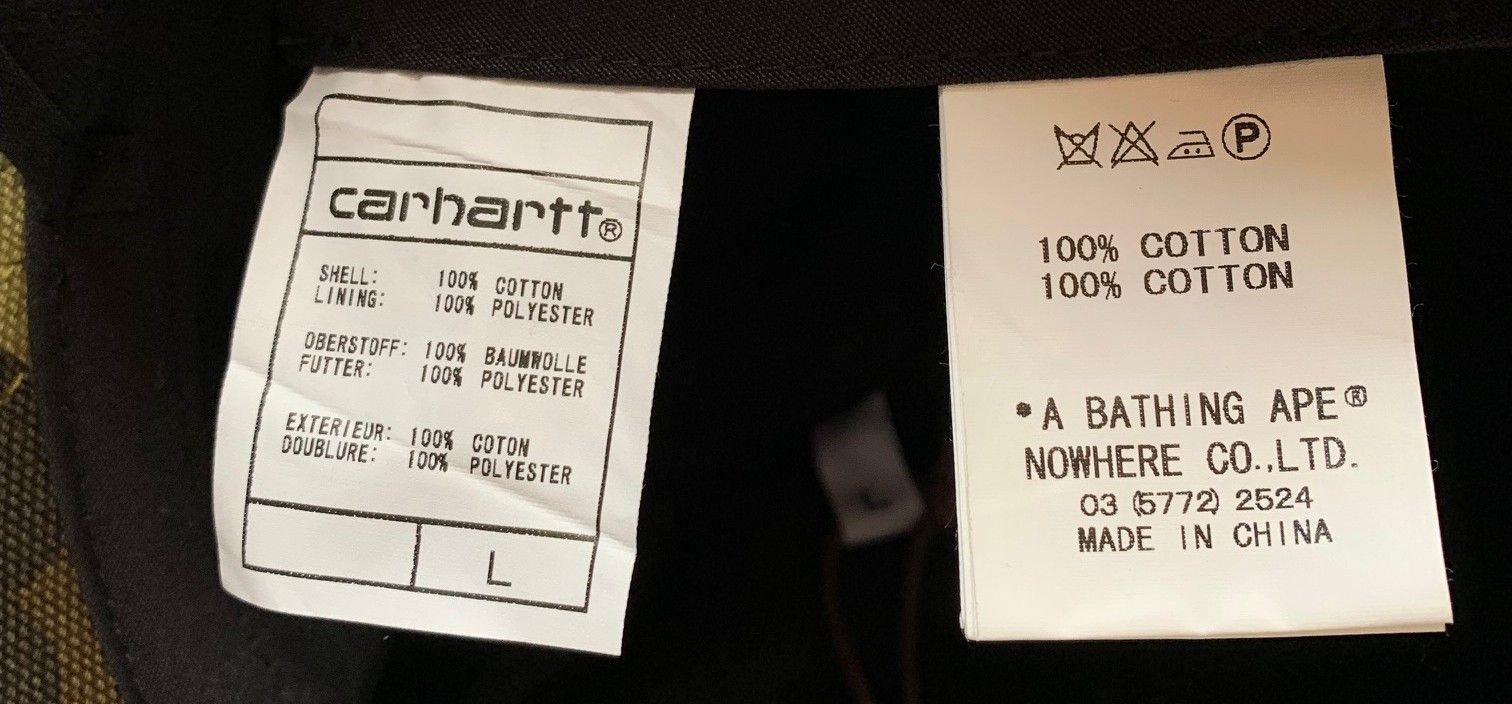 Bape × Carhartt NEW F/W 2006 Bape x Carhartt Winter Hat Size ONE SIZE - 16 Thumbnail