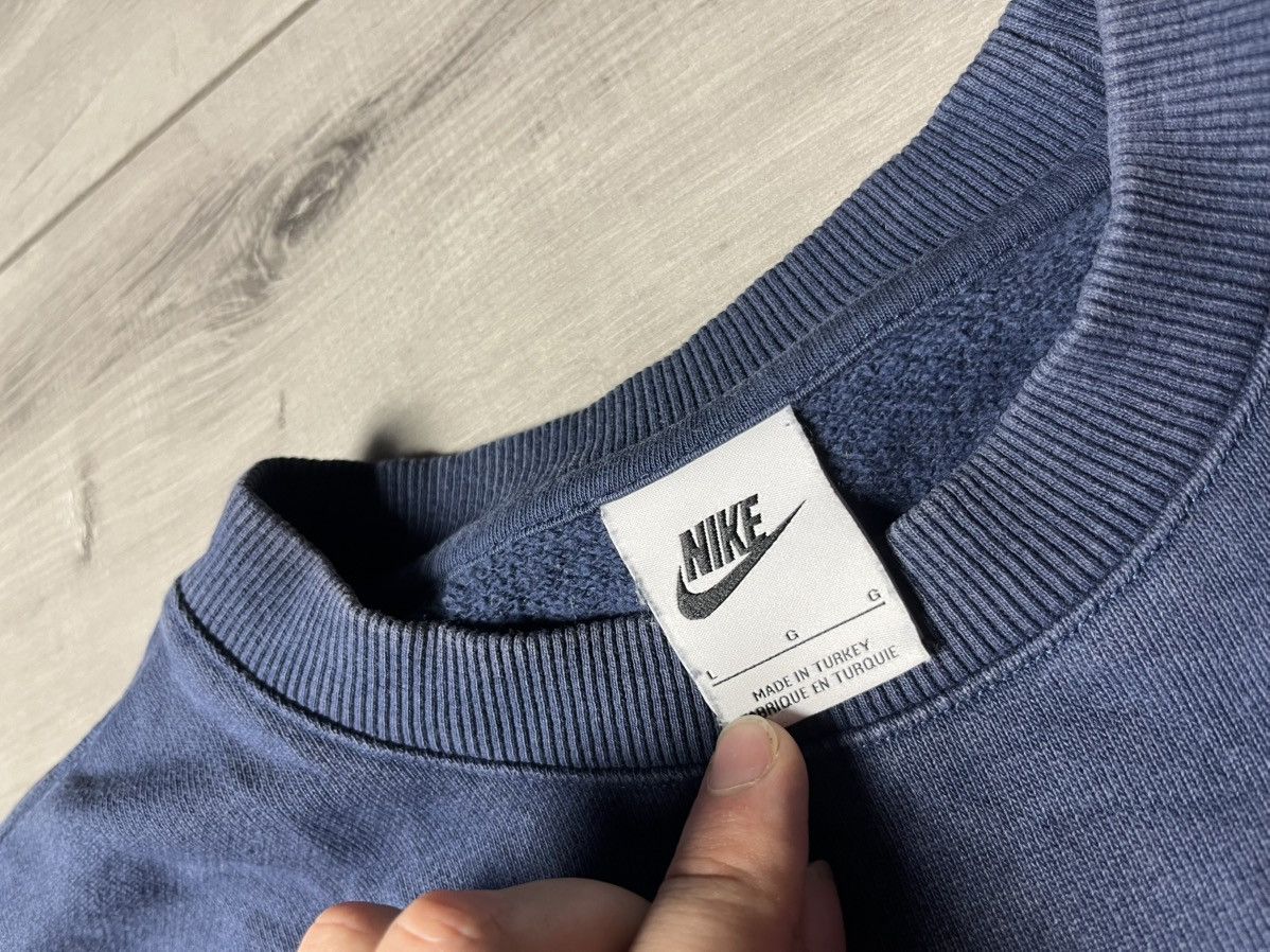 Nike Nike sweatshirt washed big swoosh size Large Size US L / EU 52-54 / 3 - 4 Thumbnail