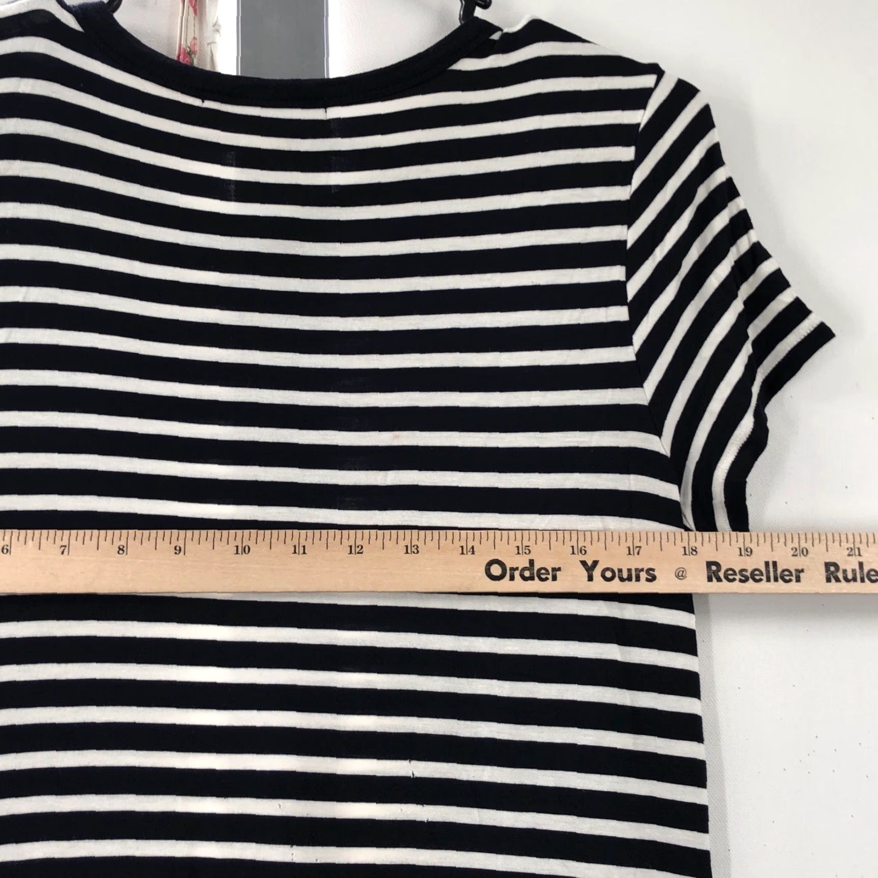 Michael Kors Michael Kors Womens Black Striped Maxi Dress Size M Crew Neck Pullover Casual Size M / US 6-8 / IT 42-44 - 4 Thumbnail