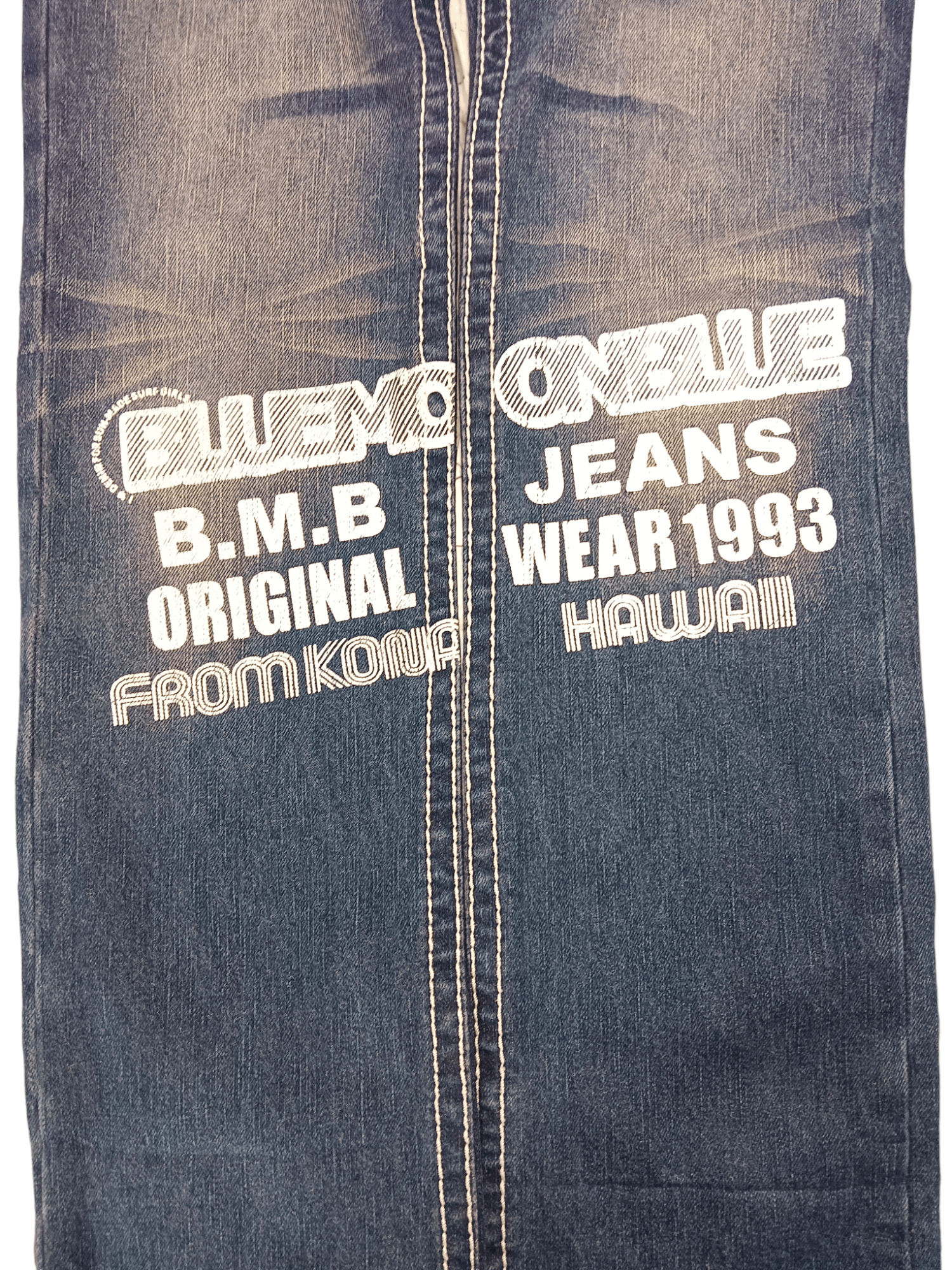 Blue Blue Japan Blue Moon Blue Hawaii Surf Girls Low Rise Jeans Size 27" / US 4 / IT 40 - 5 Thumbnail