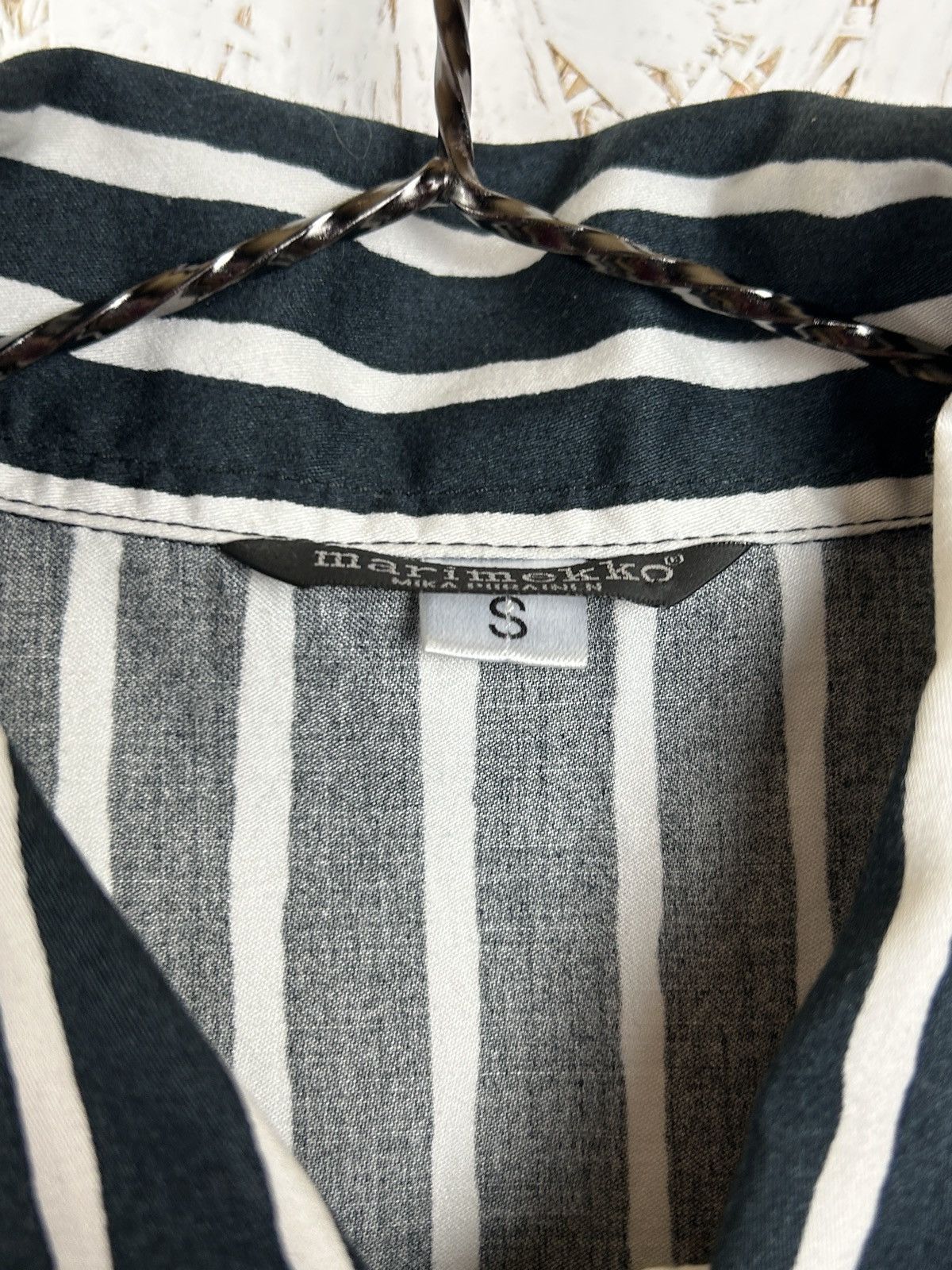 Marimekko Marimekko Jokapoika Striped Short Sleeve Button Up Shirt Size US S / EU 44-46 / 1 - 8 Thumbnail