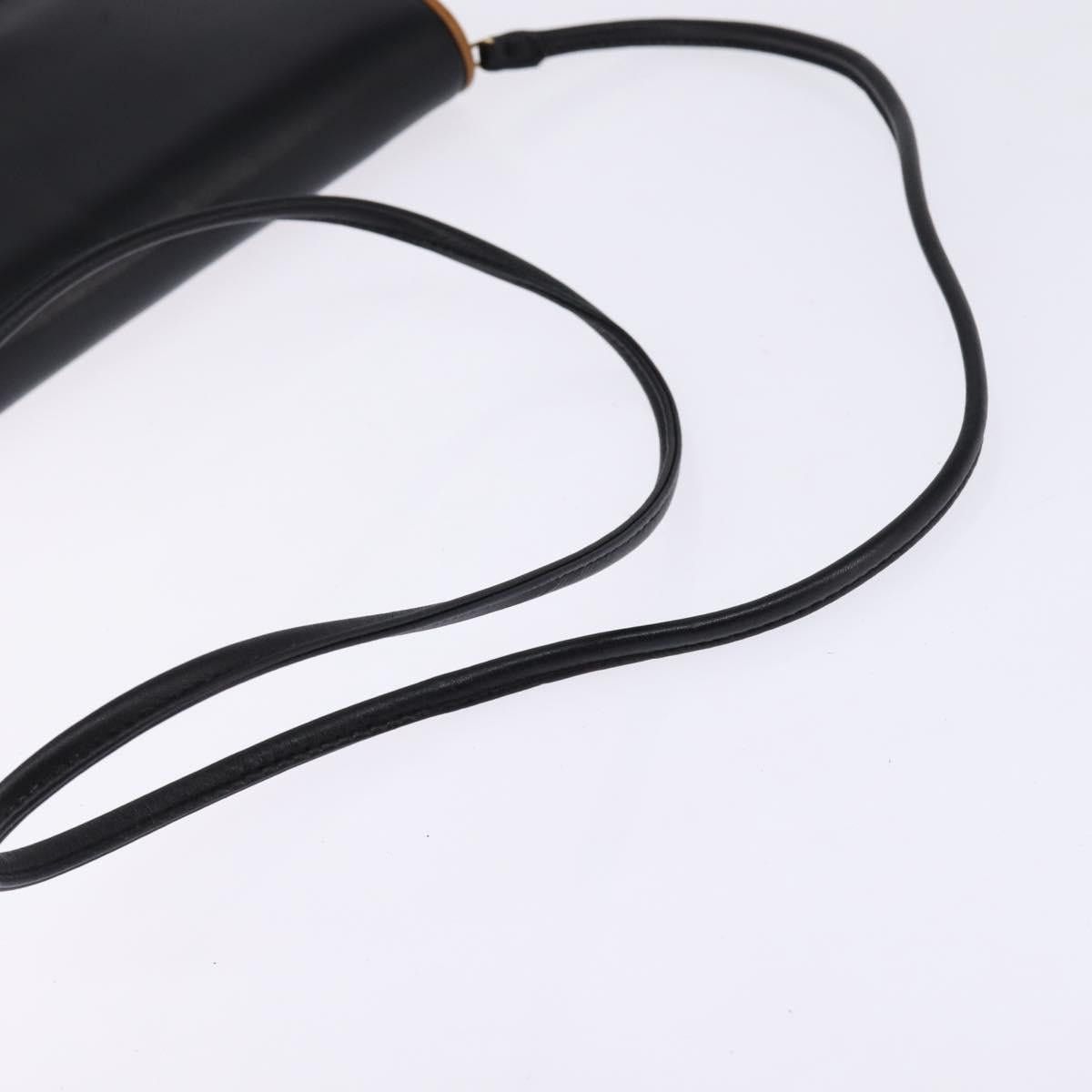 Celine CELINE Shoulder Bag Leather Black Gold Size ONE SIZE - 7 Thumbnail