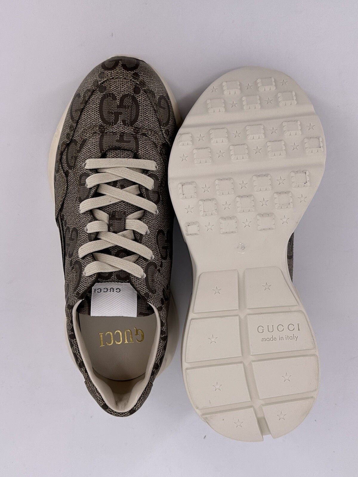 Gucci New Gucci Rhyton Sneakers Size-EU-41,5/US-8,5 / UK-7,5 Size US 8.5 / EU 41-42 - 8 Thumbnail