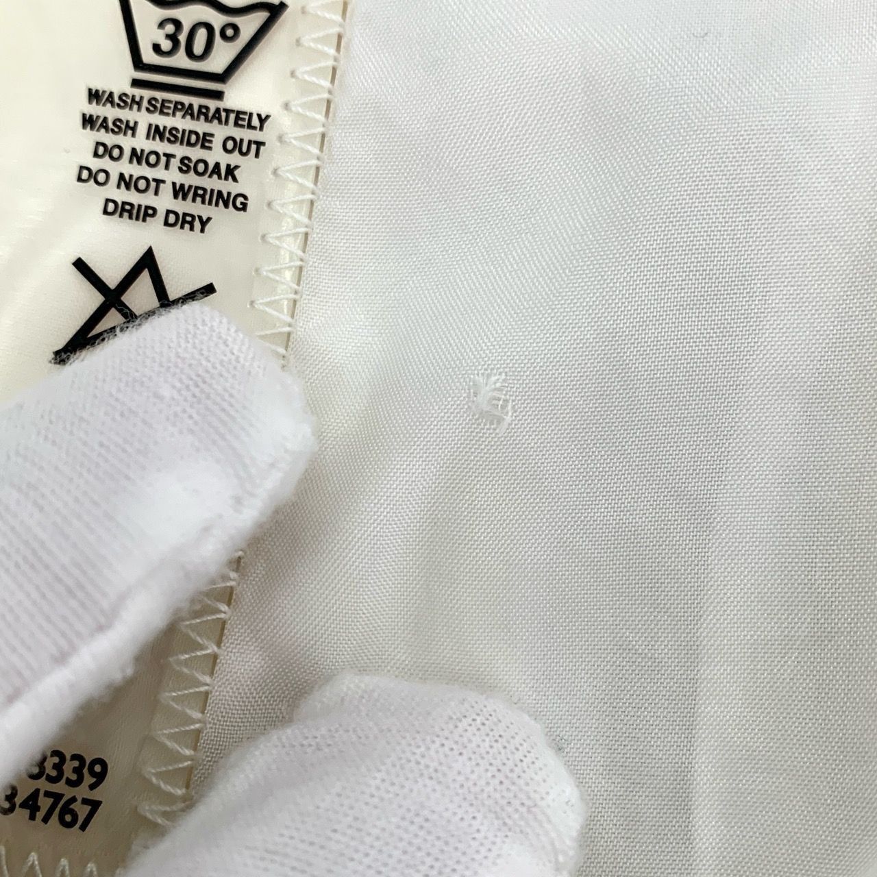 Prada Prada Milky White Hooded Silk Blend Zip-Up Jacket Size S / US 4 / IT 40 - 3 Thumbnail