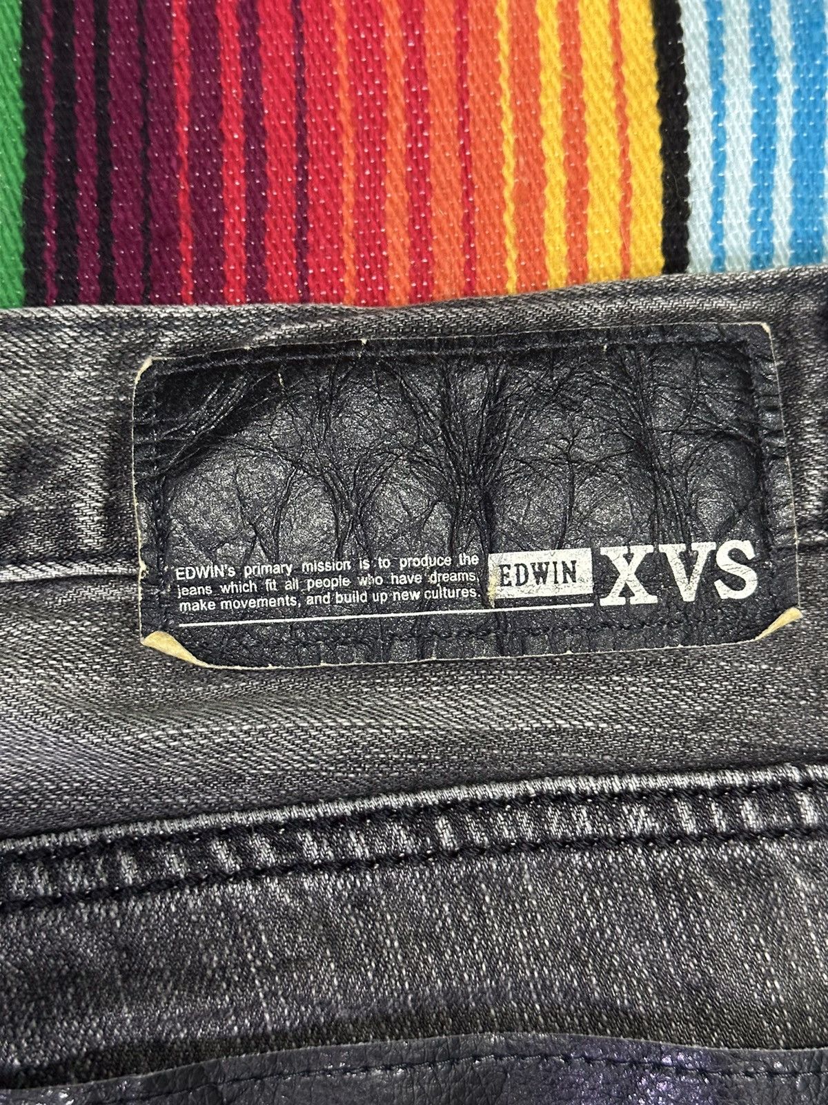 Kapital 💥Edwin vxs💥distress design zipper back pocket 💥 Size US 36 / EU 52 - 5 Thumbnail
