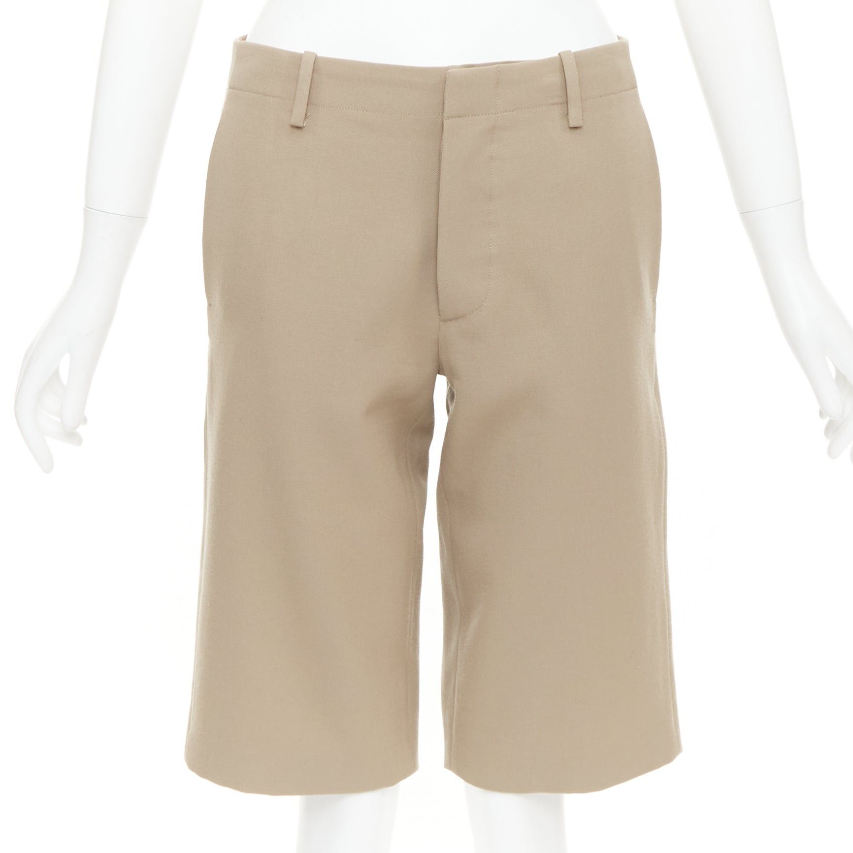 Marni MARNI 100% wool concealed waistband knee length shorts IT38 XS Size 26" / US 2 / IT 38 - 1 Thumbnail
