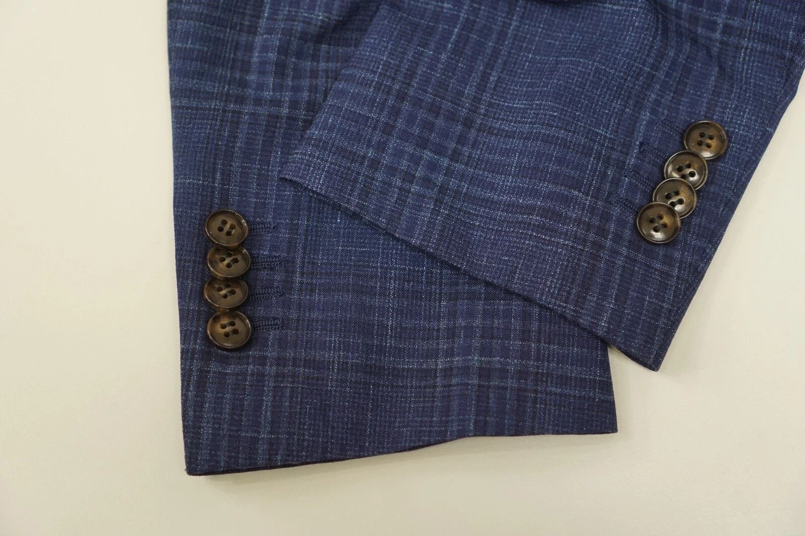 Suitsupply Men Suitsupply Blazer Wool Linen Lazio Single Breasted US34 Size 34R - 4 Thumbnail