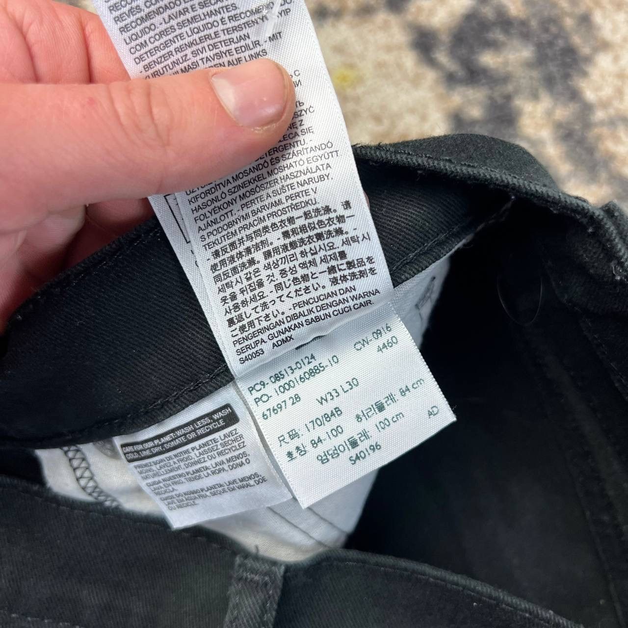 Levi's 513 Levis Vintage Y2K Black Denim Jeans Streetwear Style Size US 33 - 7 Thumbnail